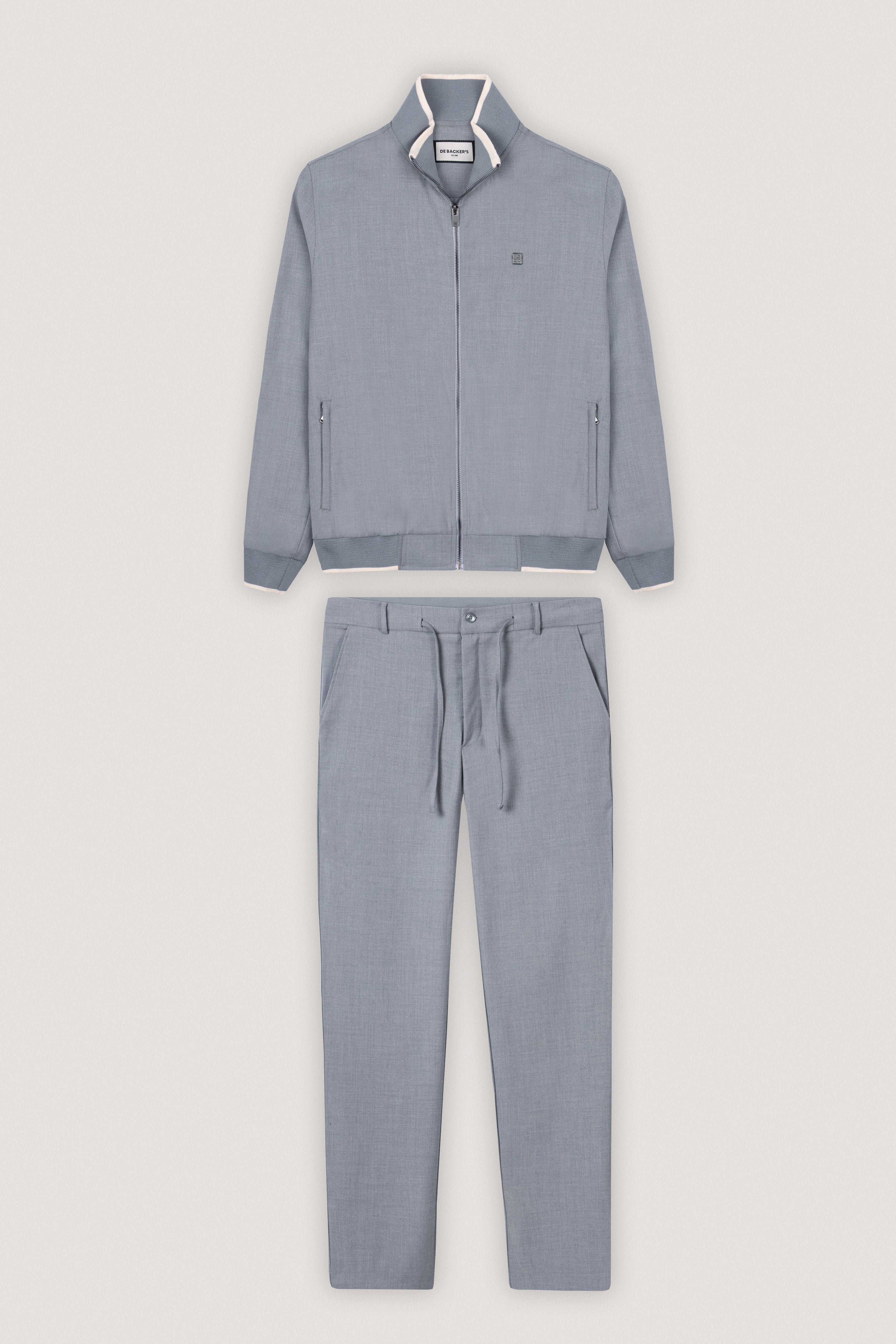 Light Gray Men's Casual Set