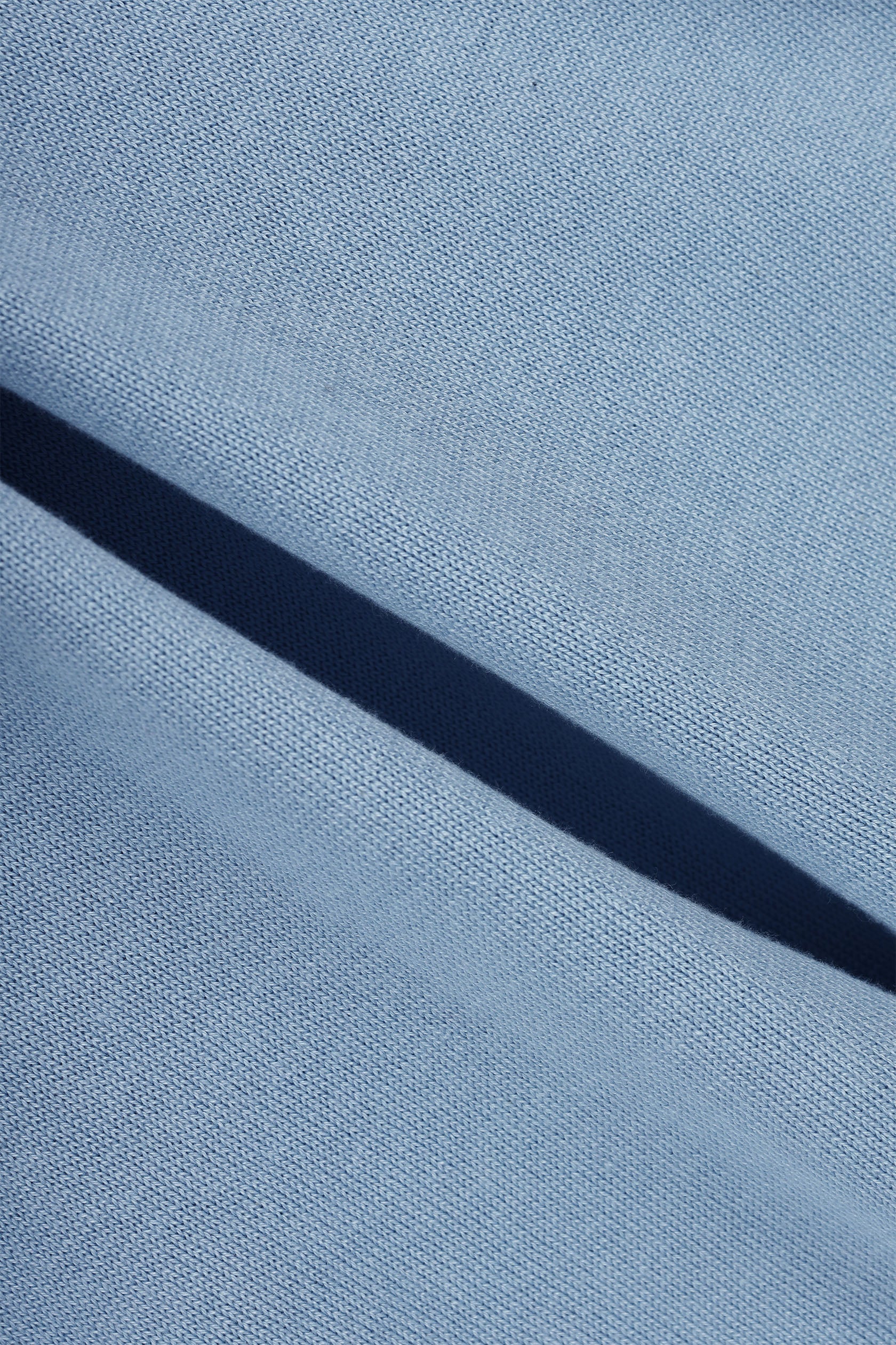 Light Blue V-Neck Pullover