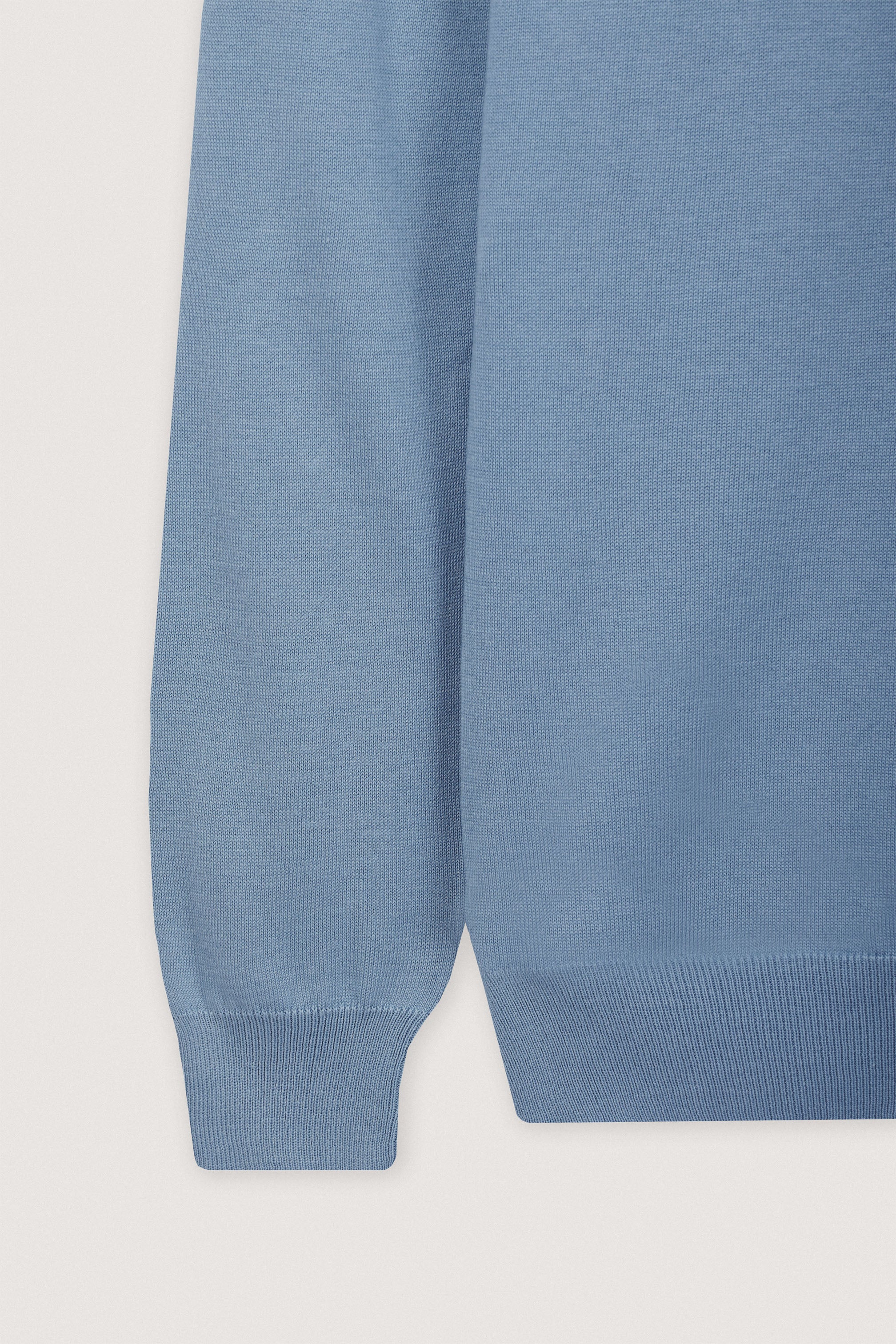 Light Blue V-Neck Pullover