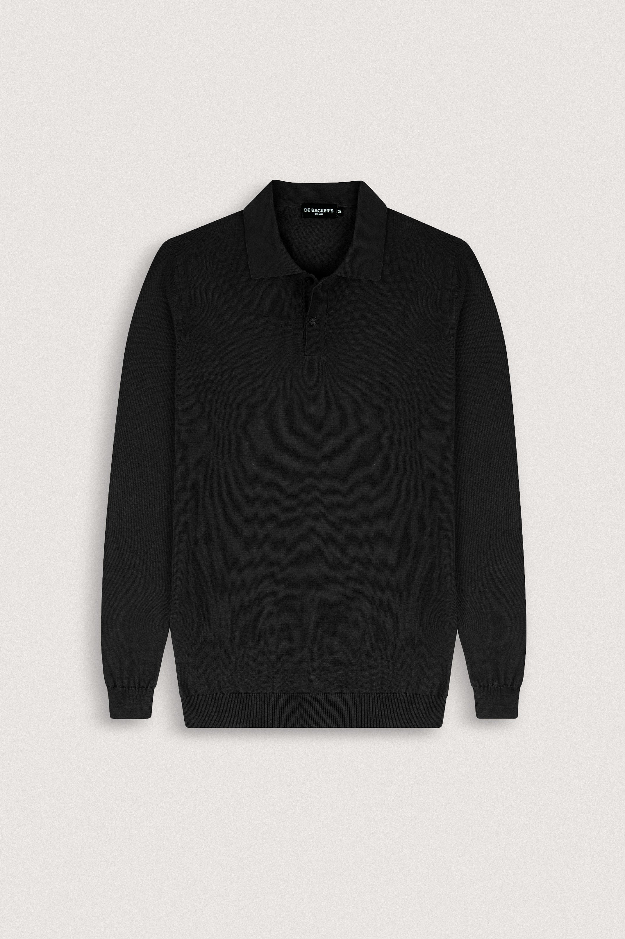 Black Polo Pullover