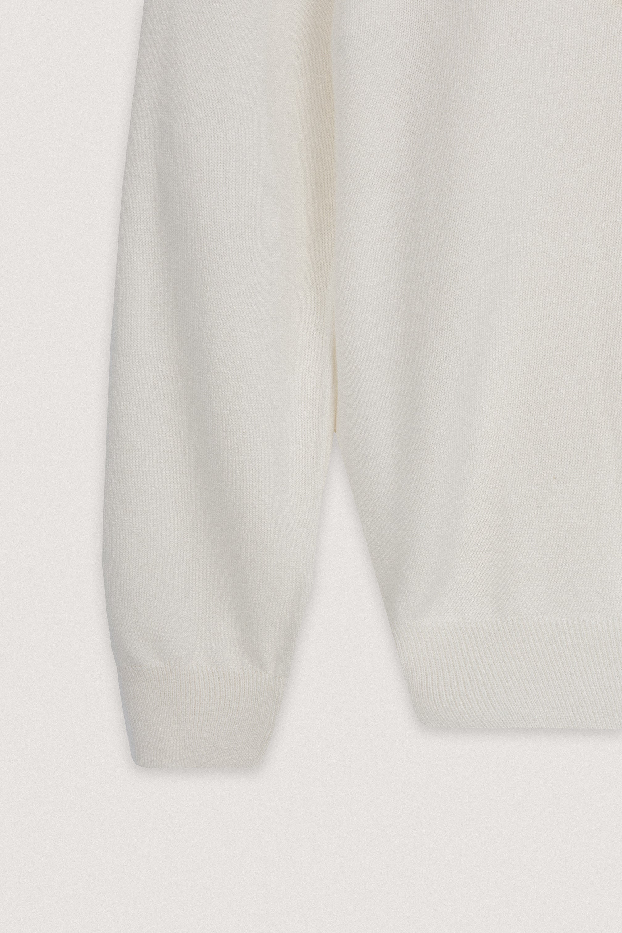 Off White High-Neck Pullover