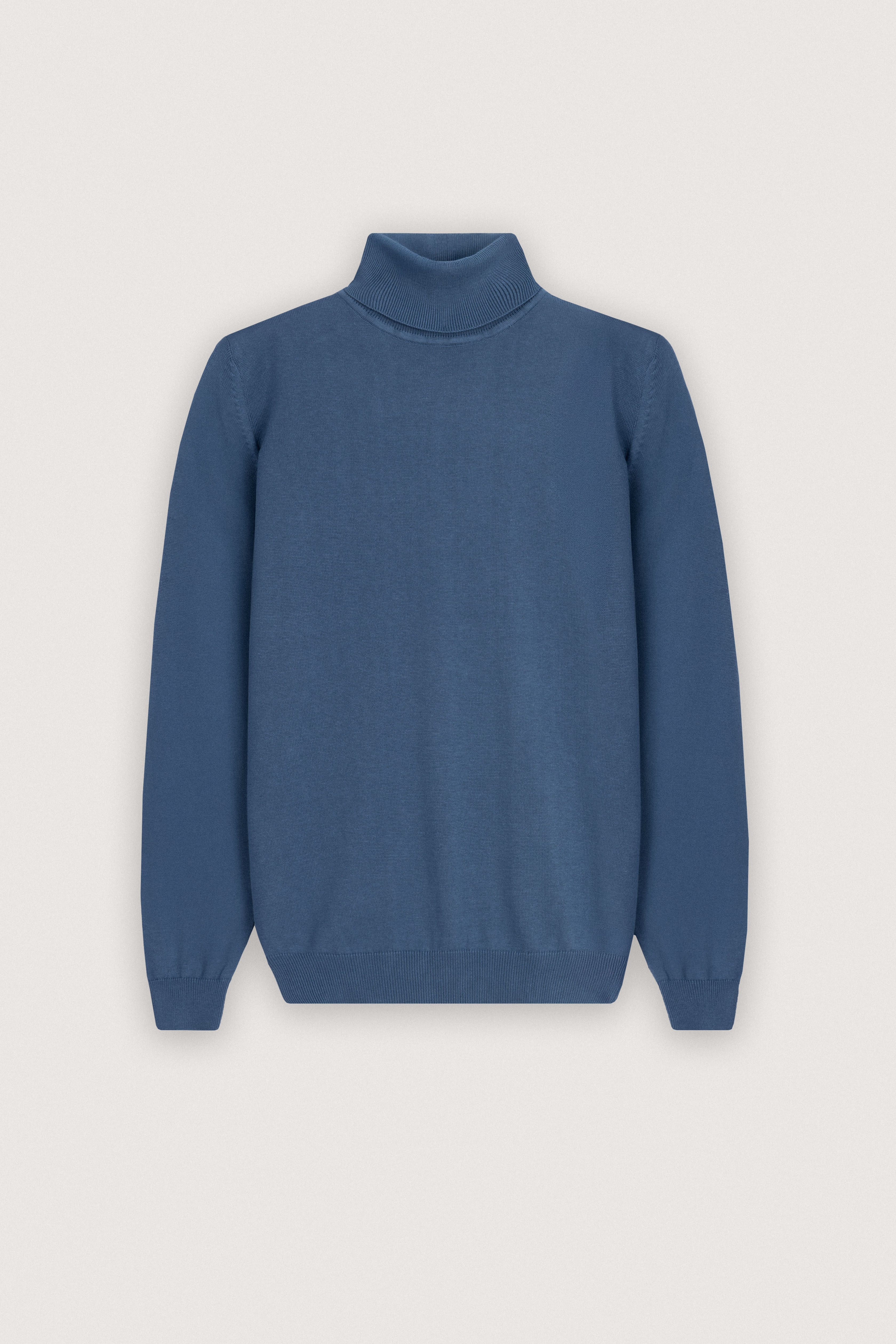 Petroleum High-Neck Pullover