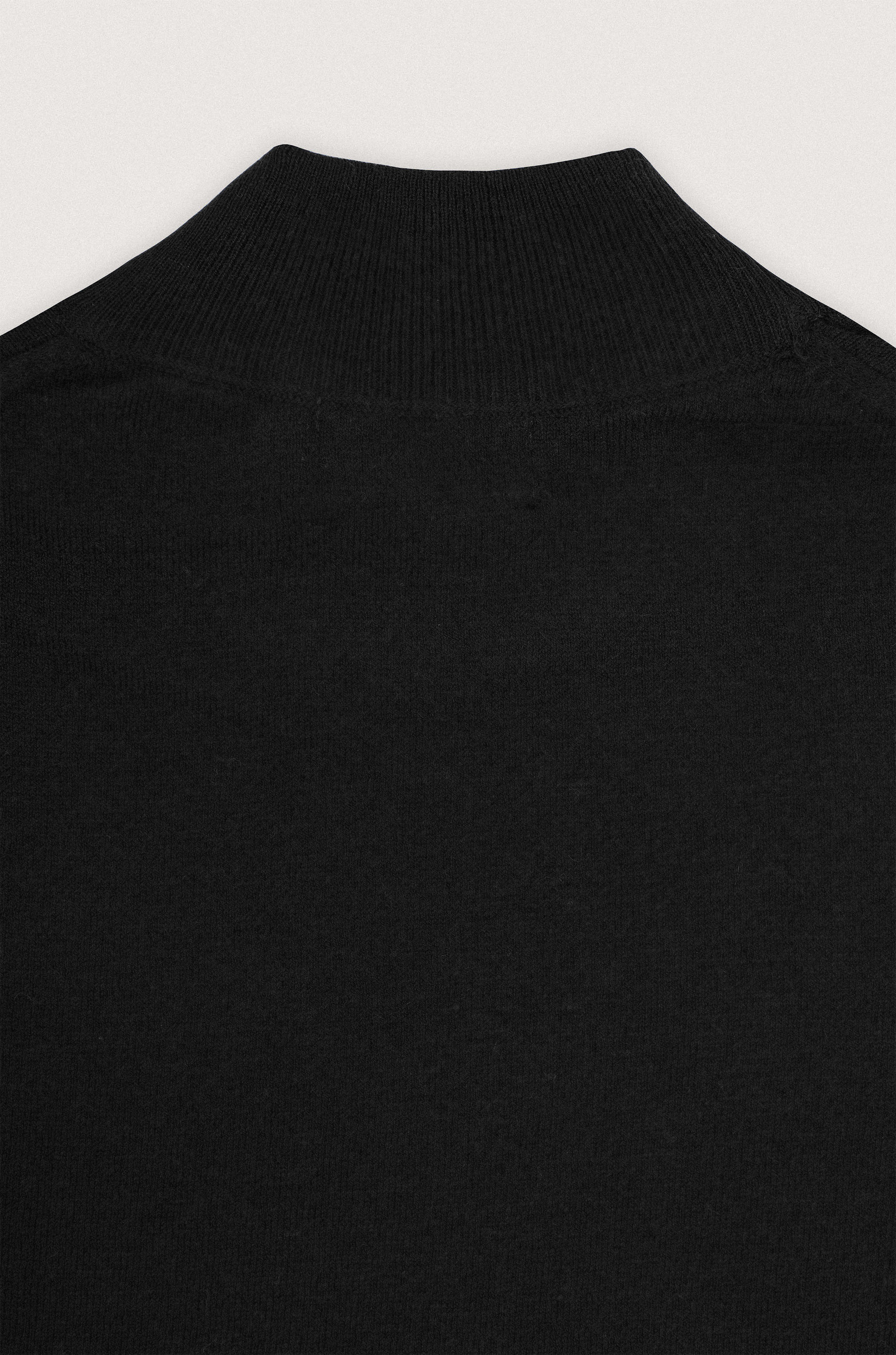 Black High-Neck Pullover