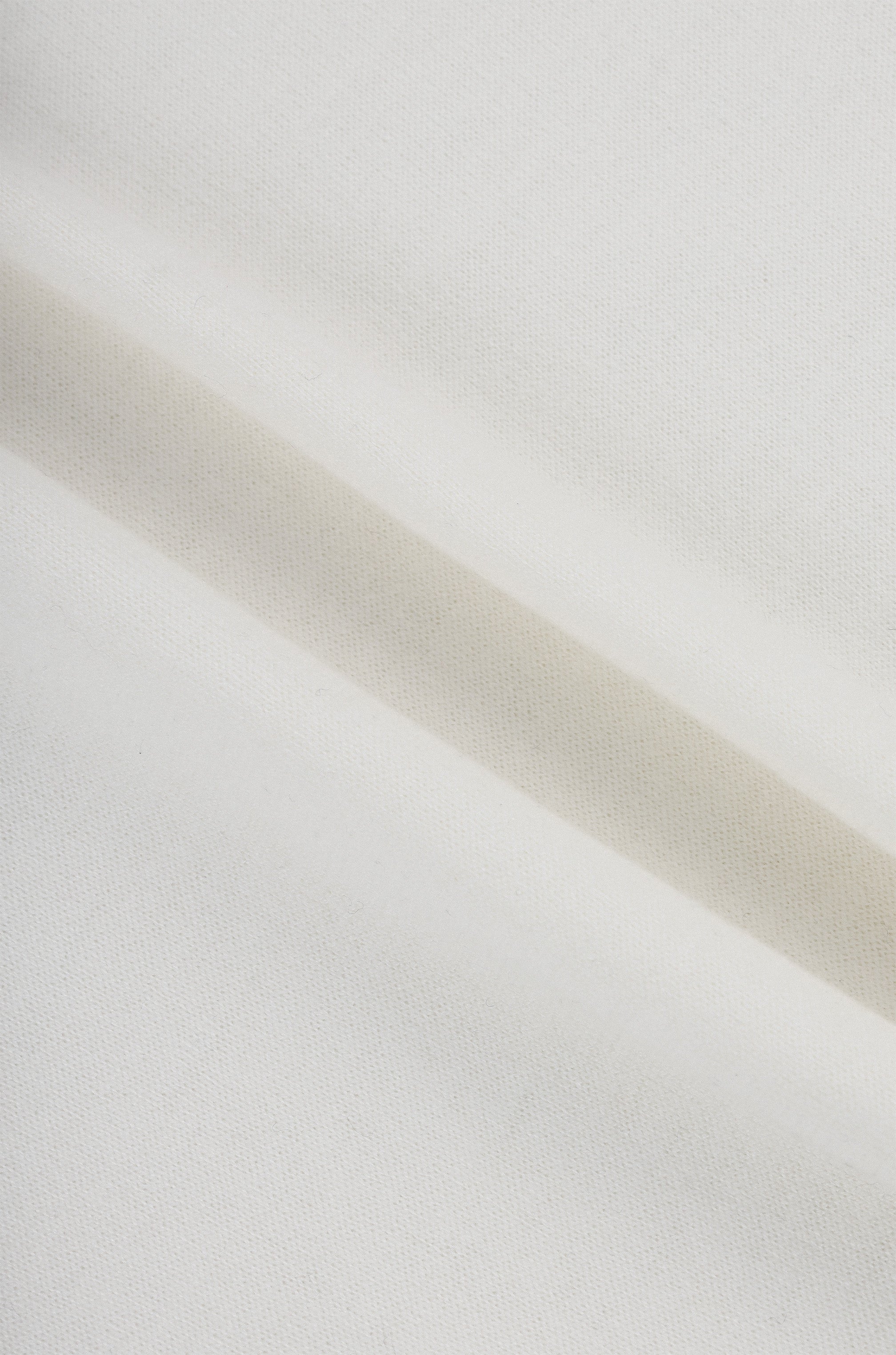 Off White Moc-Neck Pullover