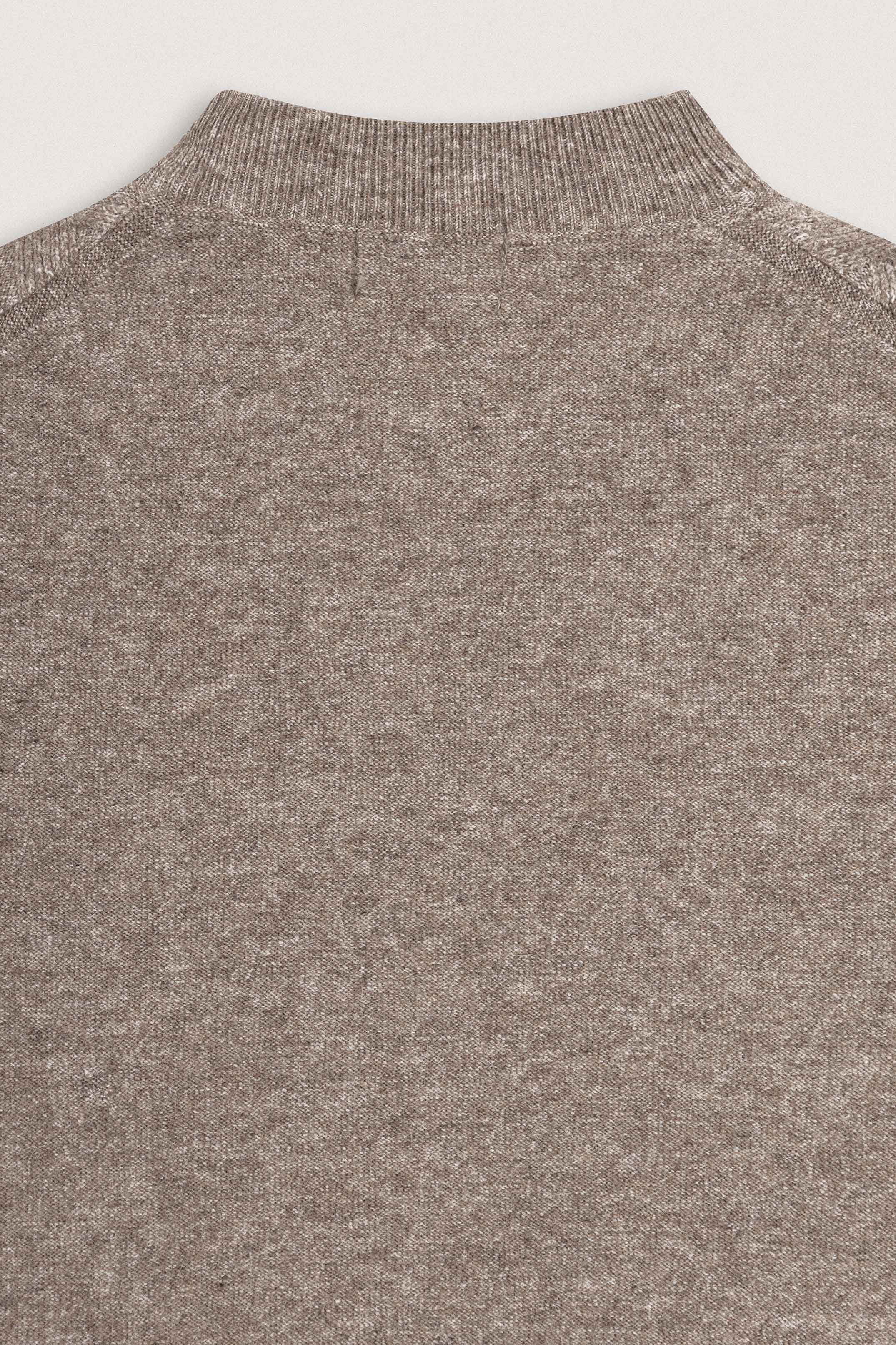 Mocha Crew Neck Pullover