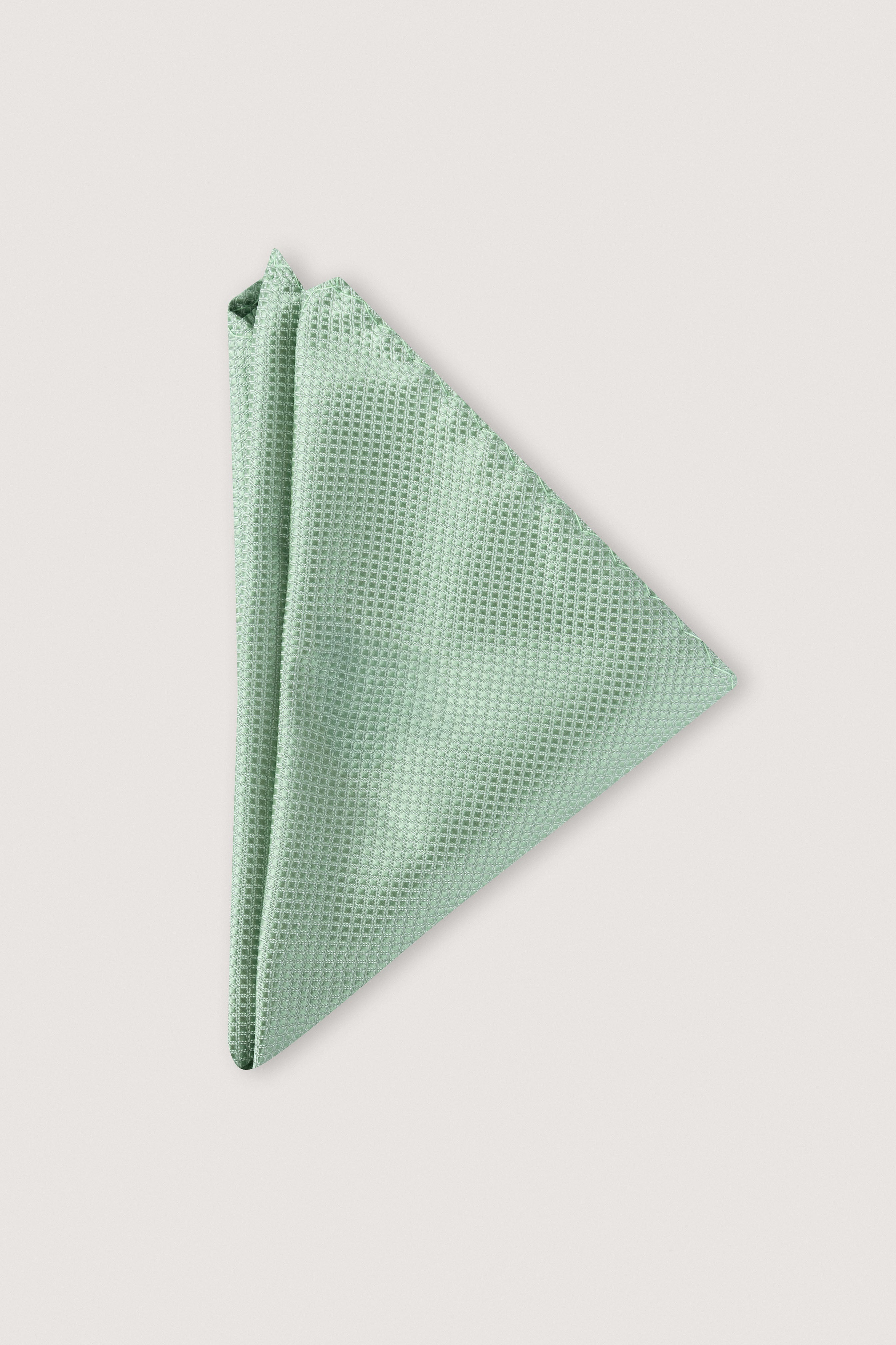 Pistachio Necktie with Handkerchief - De Backers - 2