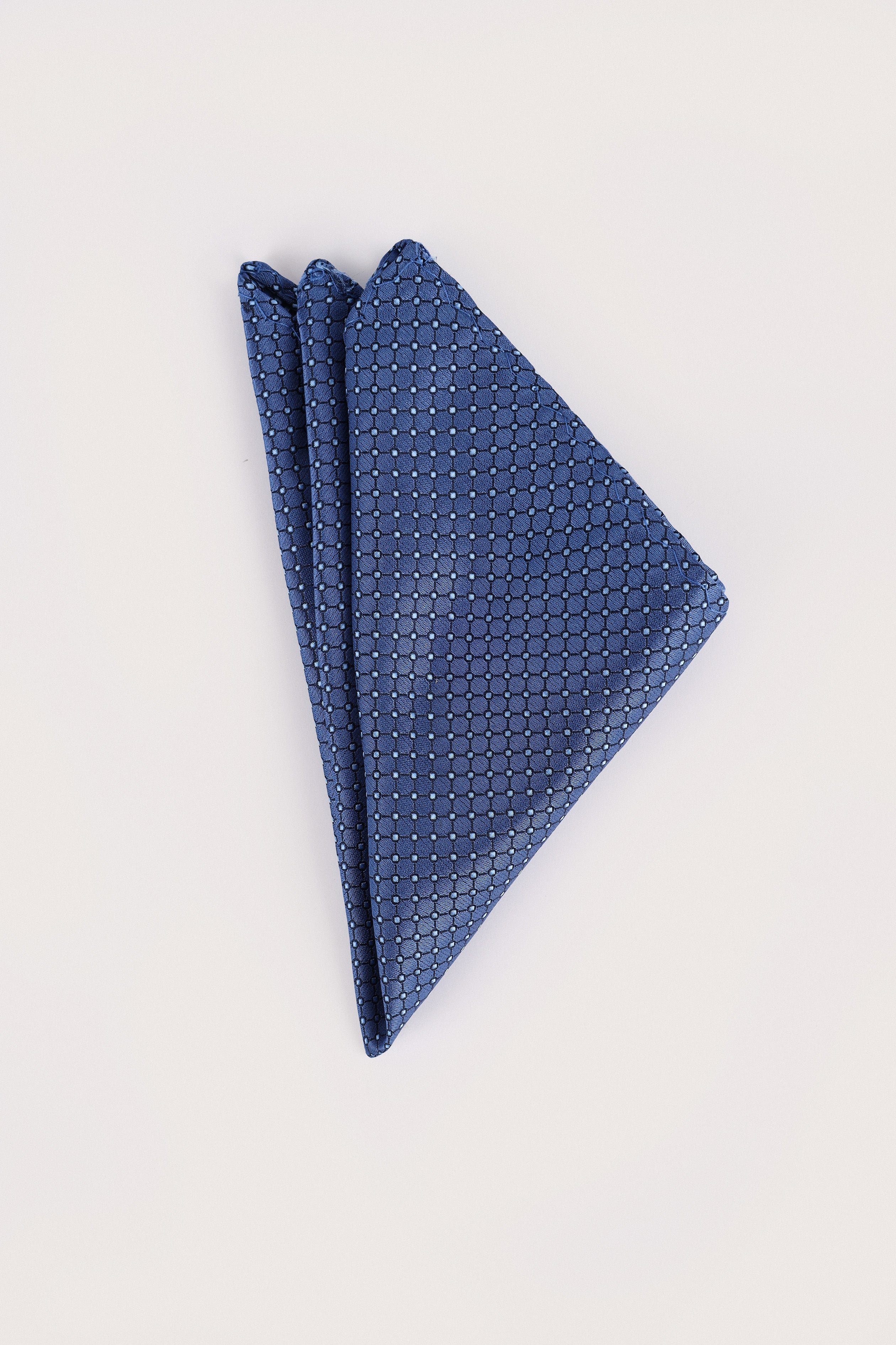 Toronto Blue Necktie with Handkerchief - De Backers - 2