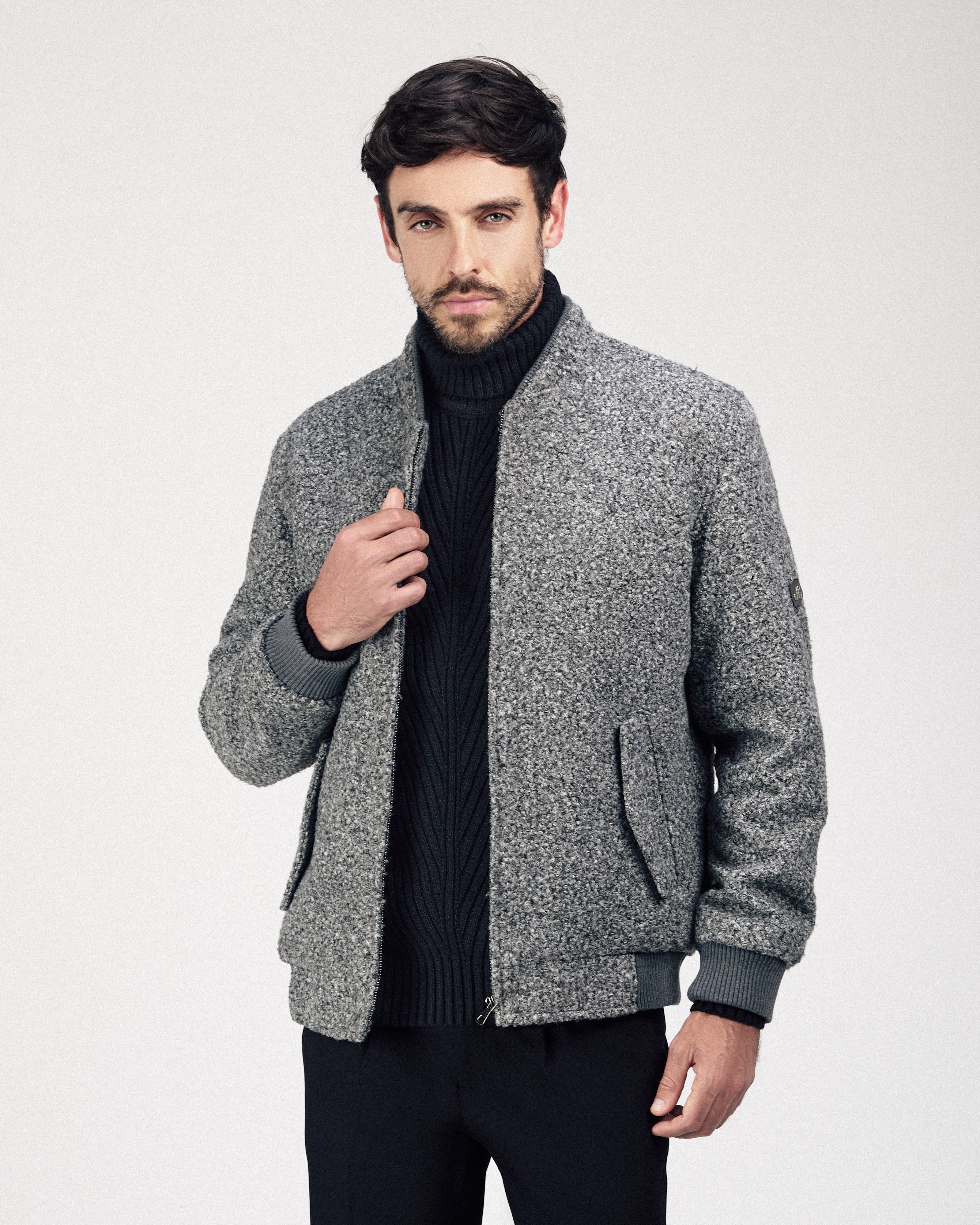 Gray Felt Jacket