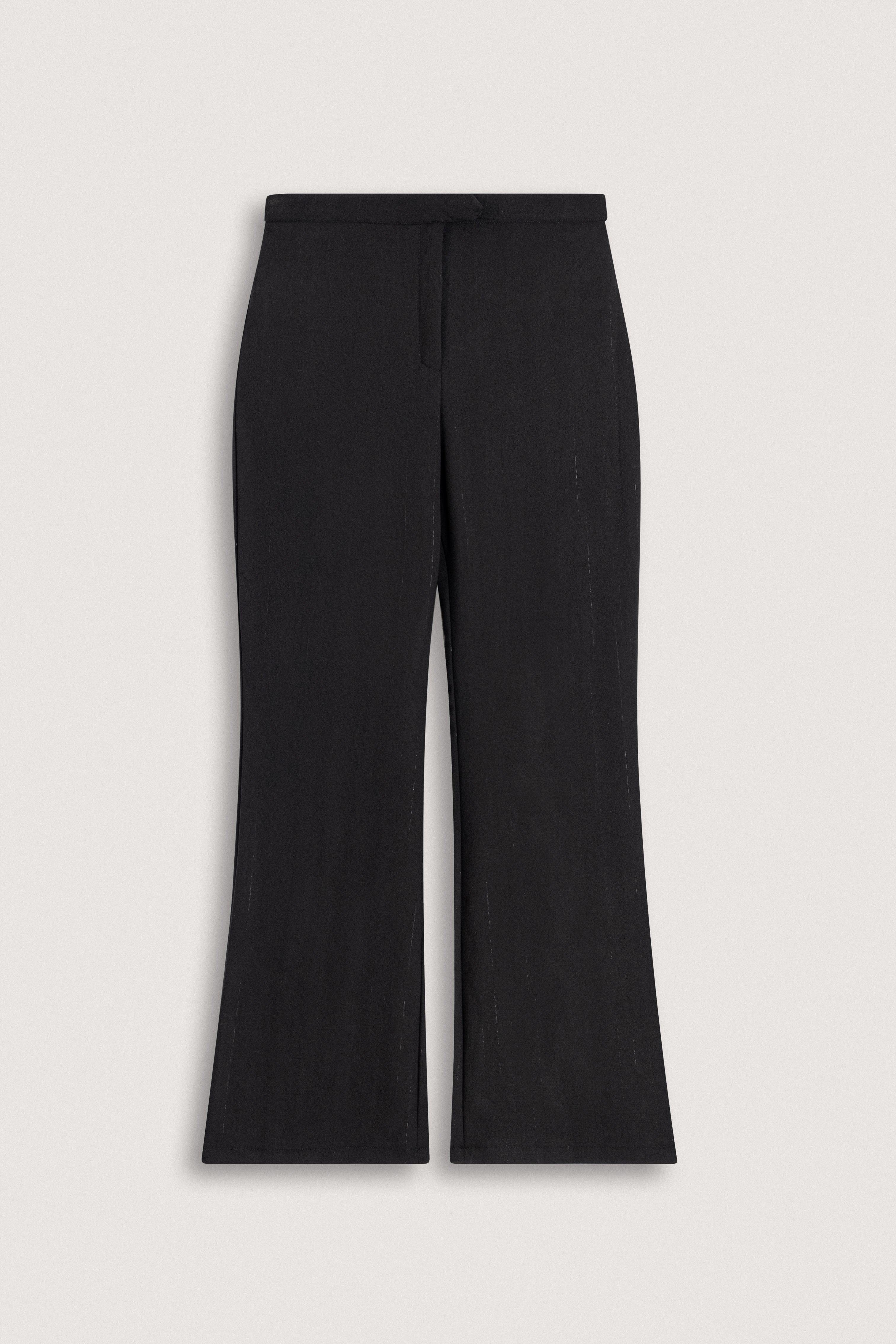 Black Textured Classic Women's Suit