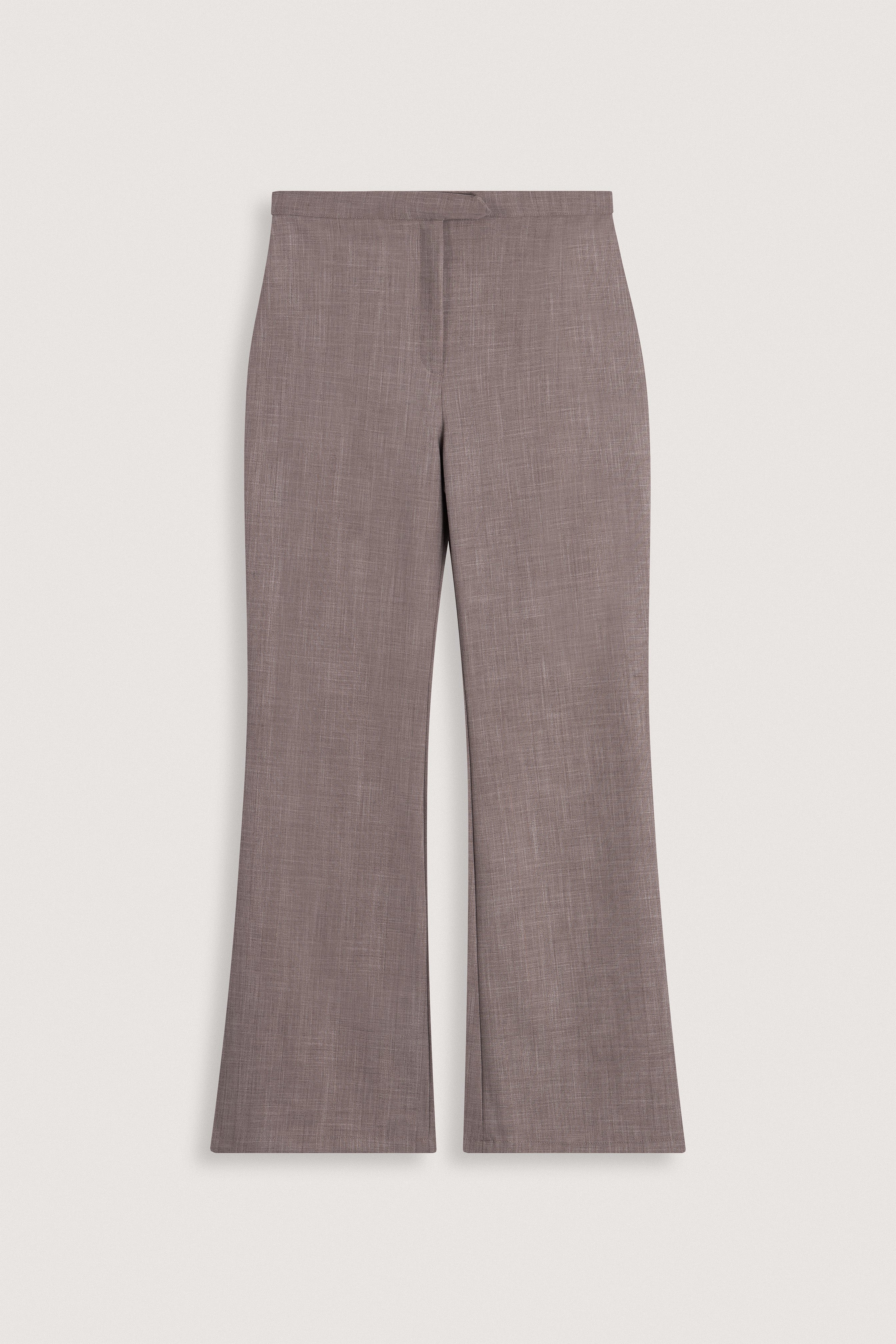 Light Brown Textured Classic Women's Suit