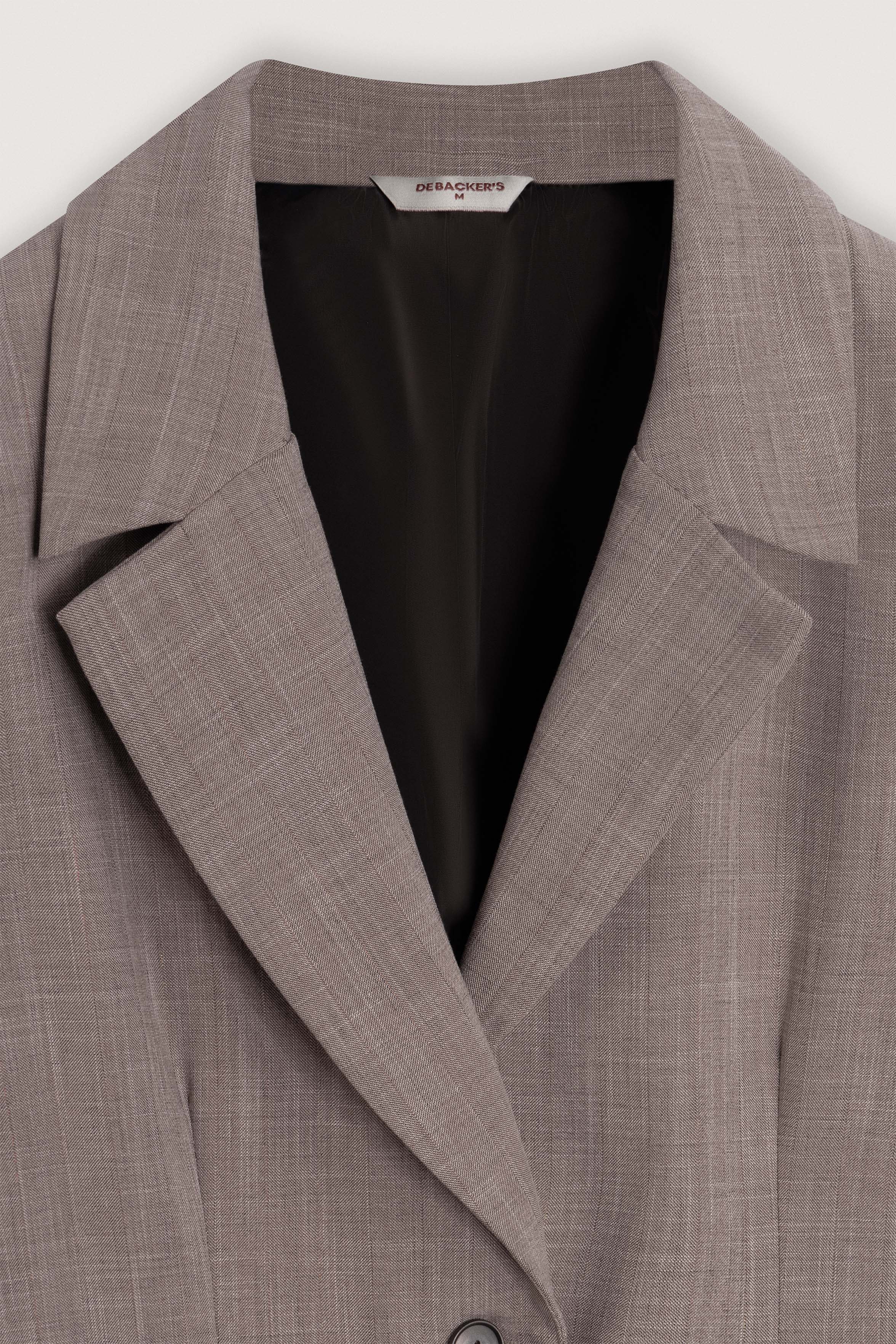 Light Brown Textured Classic Women's Suit