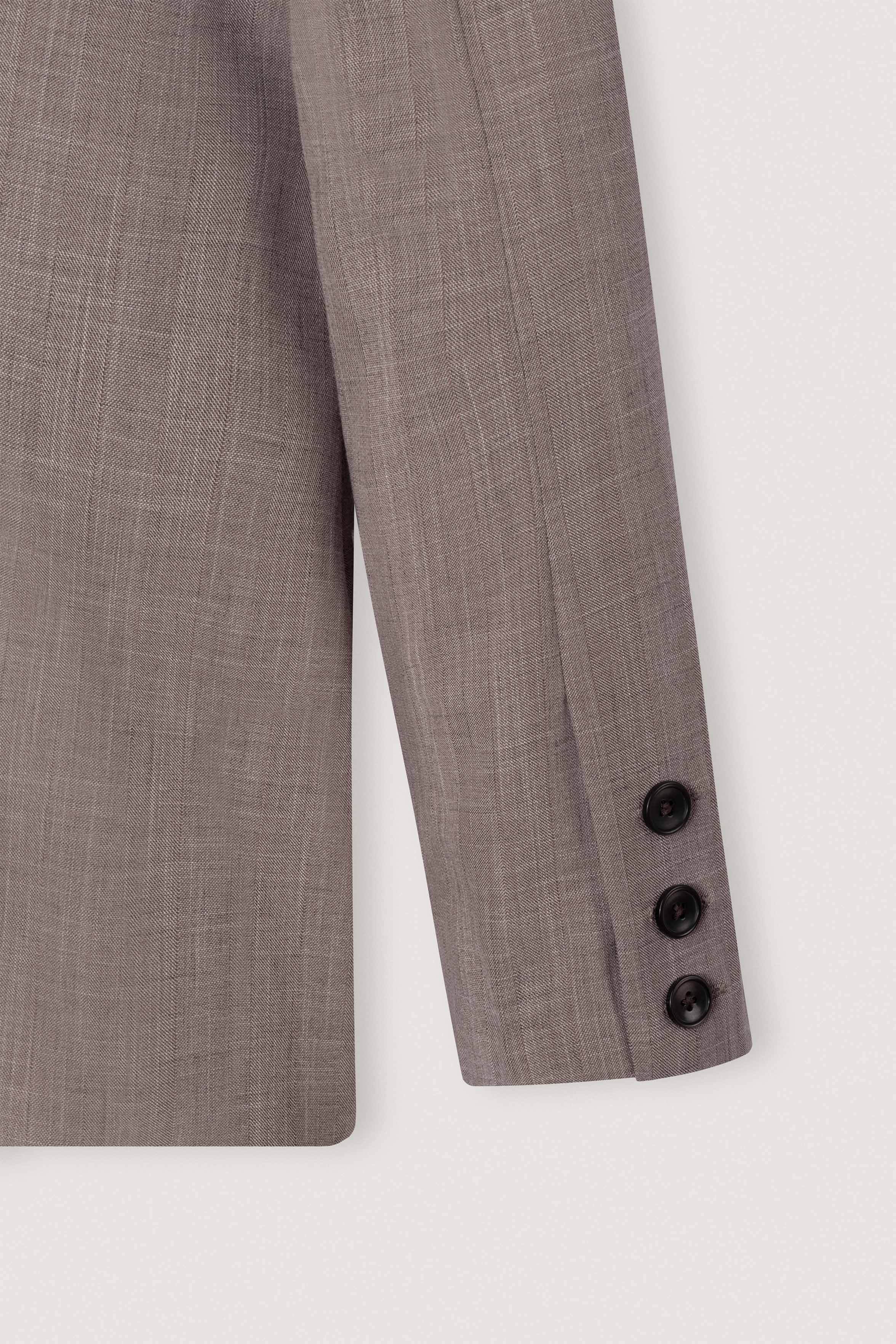 Light Brown Textured Classic Women's Suit