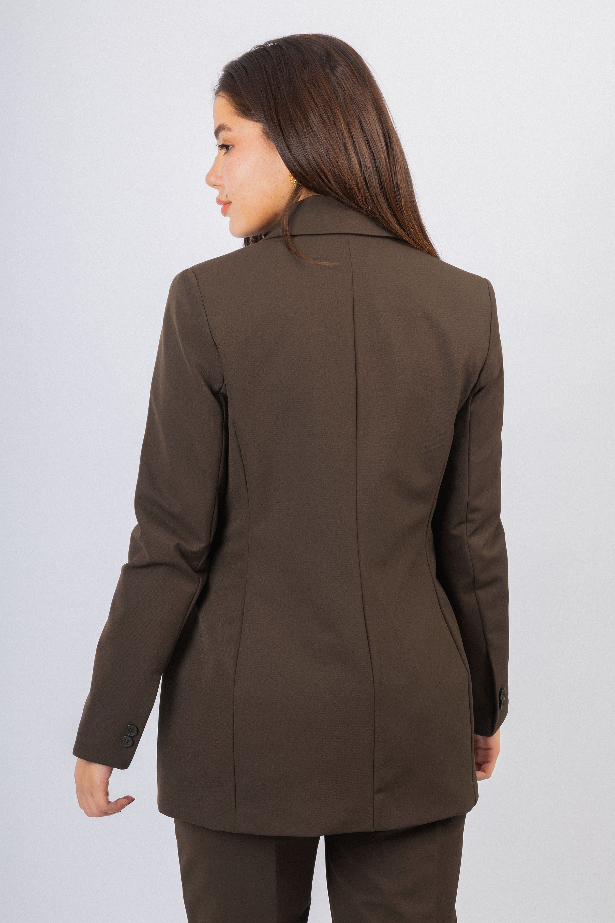 Brown Classic Women's Suit