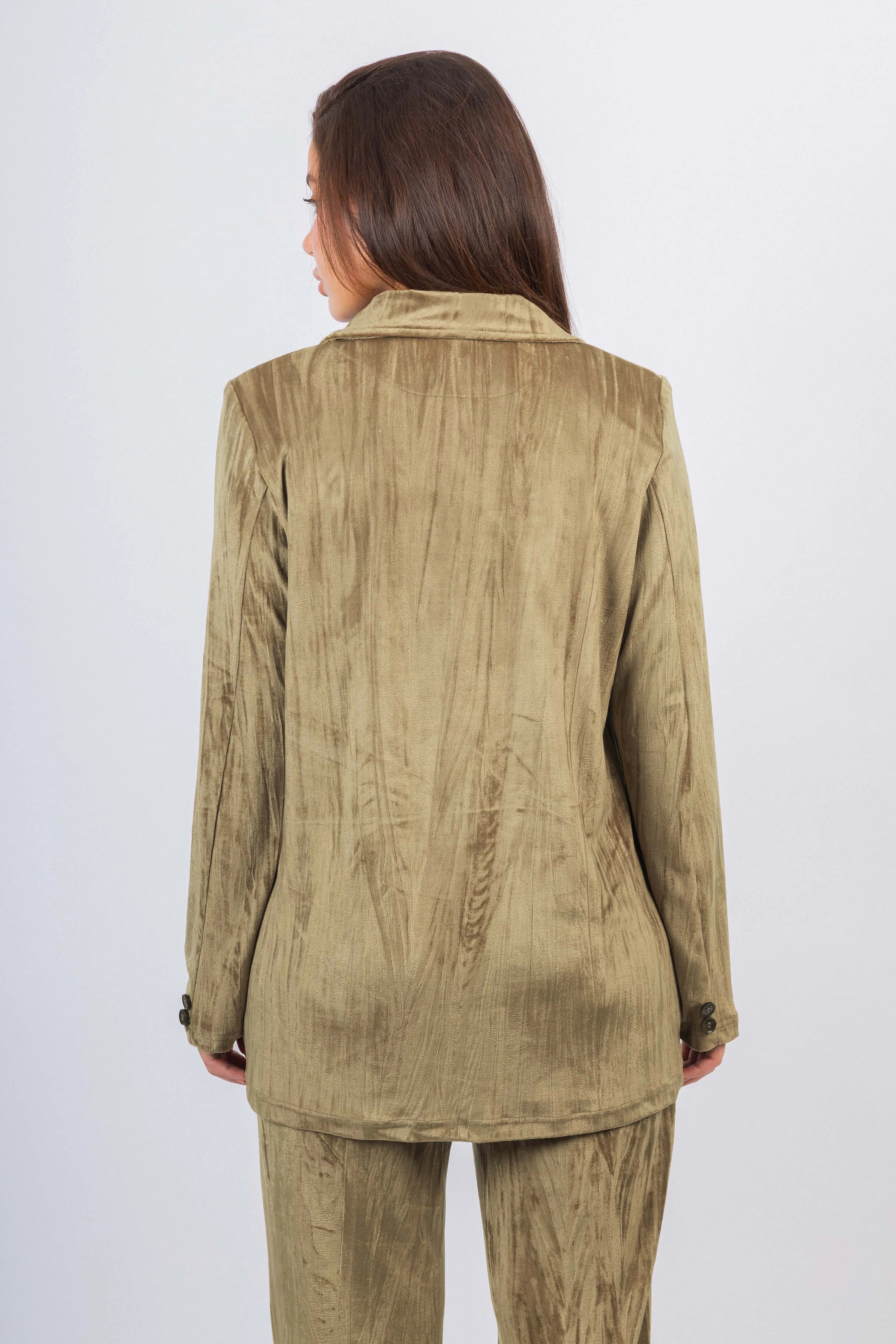 Beige Sahara Chamois Casual Women's Set