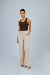 Wide Leg Rose Pant