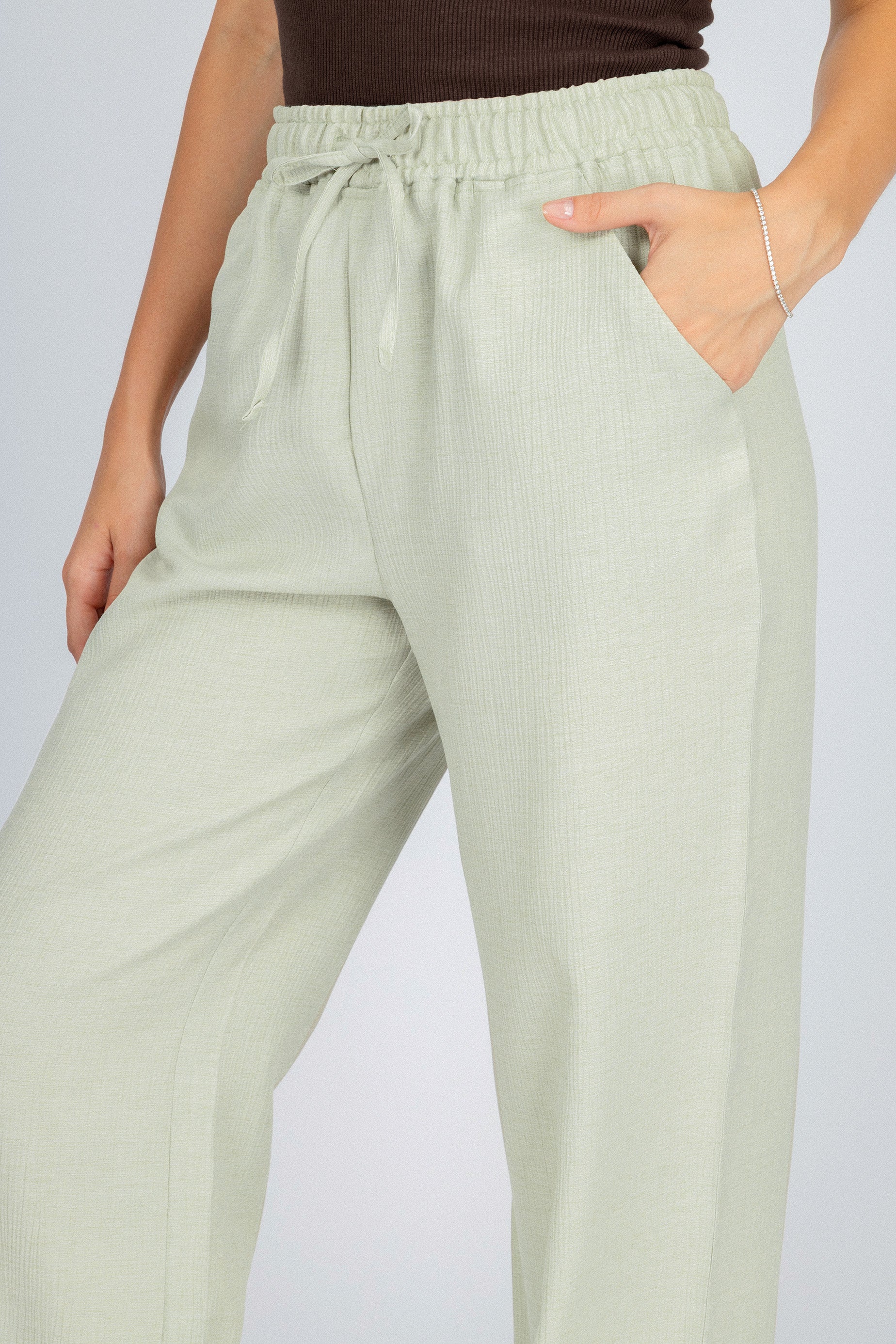 Pistachio Wide Leg Pant