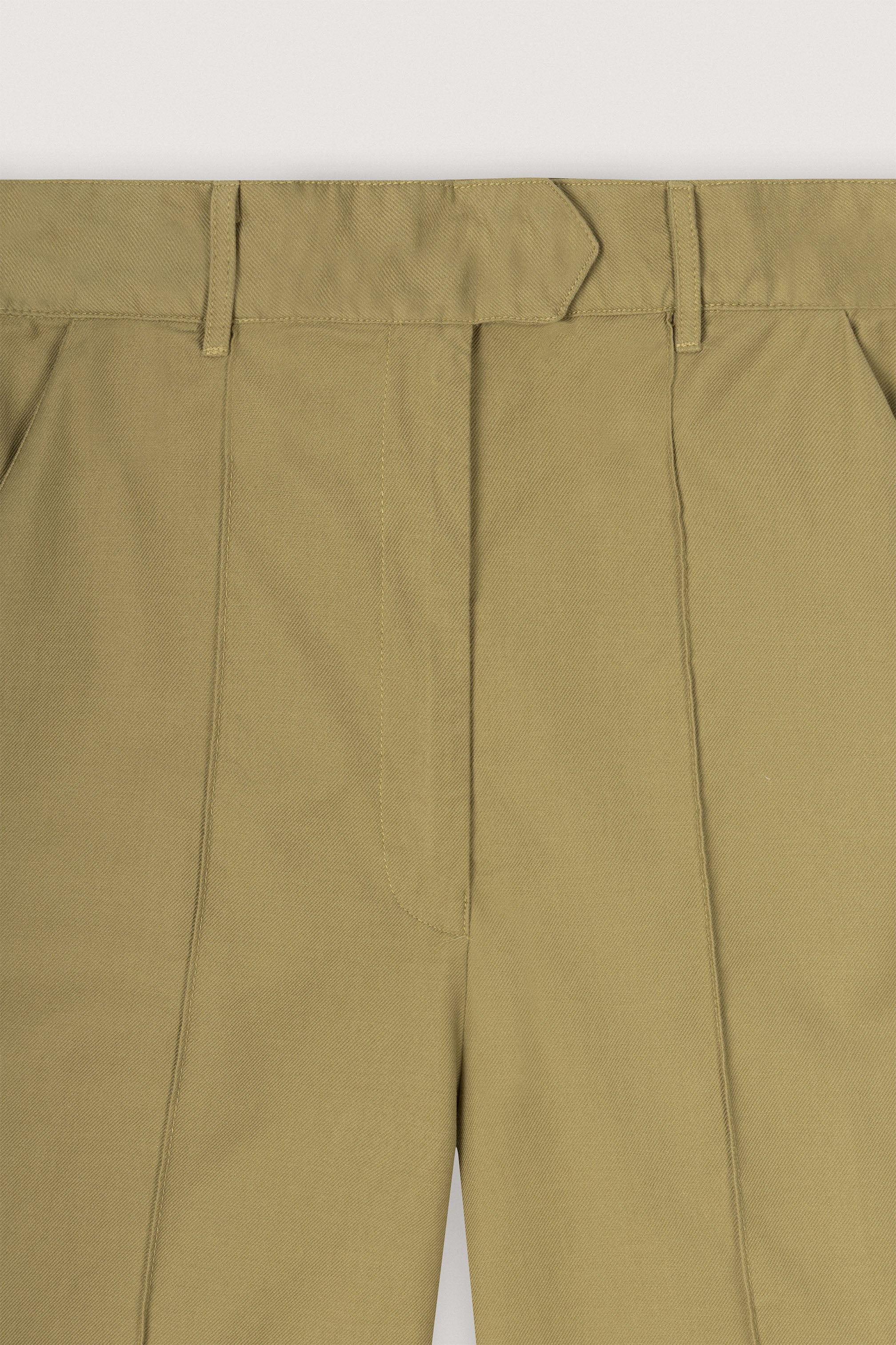 Mustard Gabardine Cargo pants