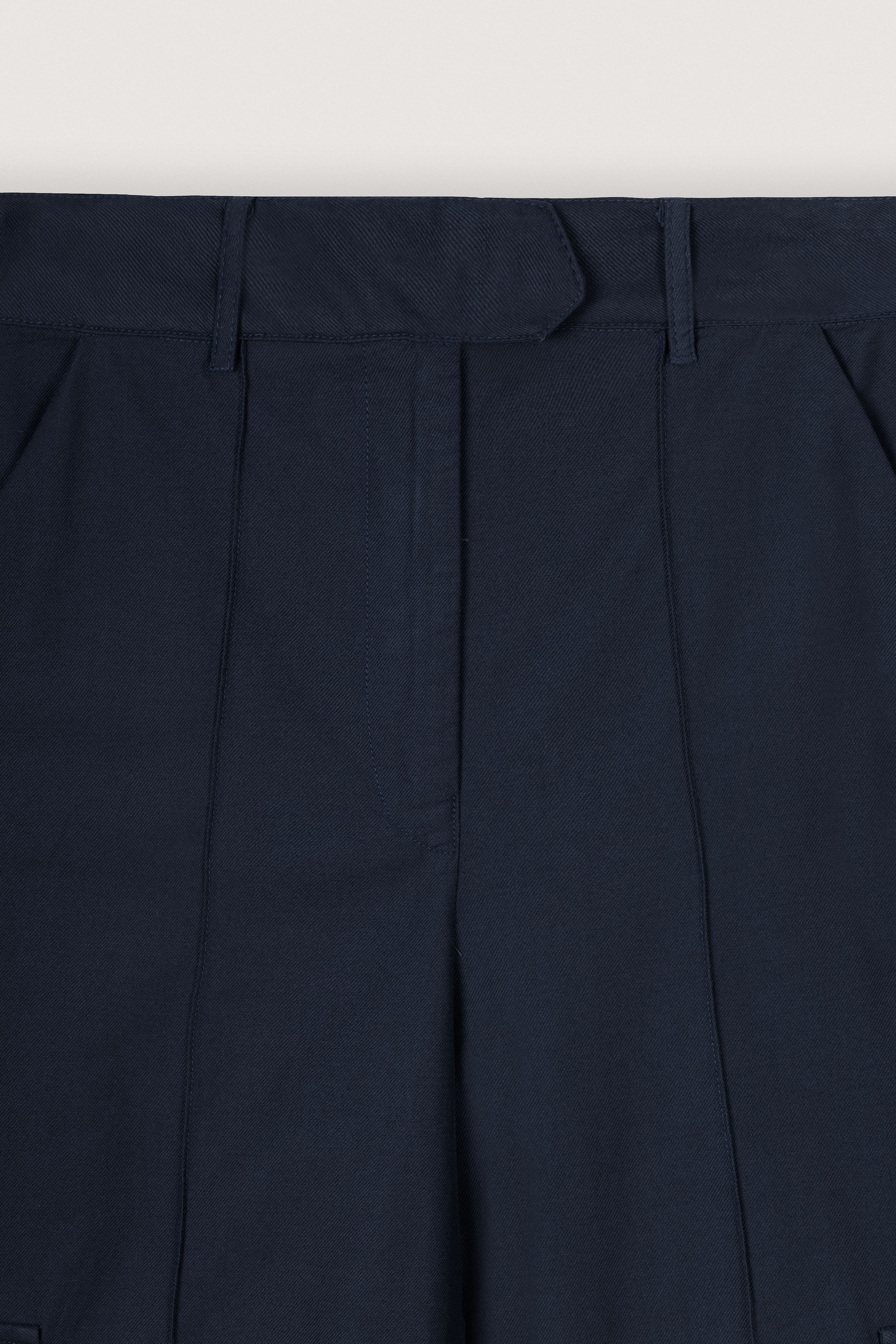 Navy Gabardine Cargo pants