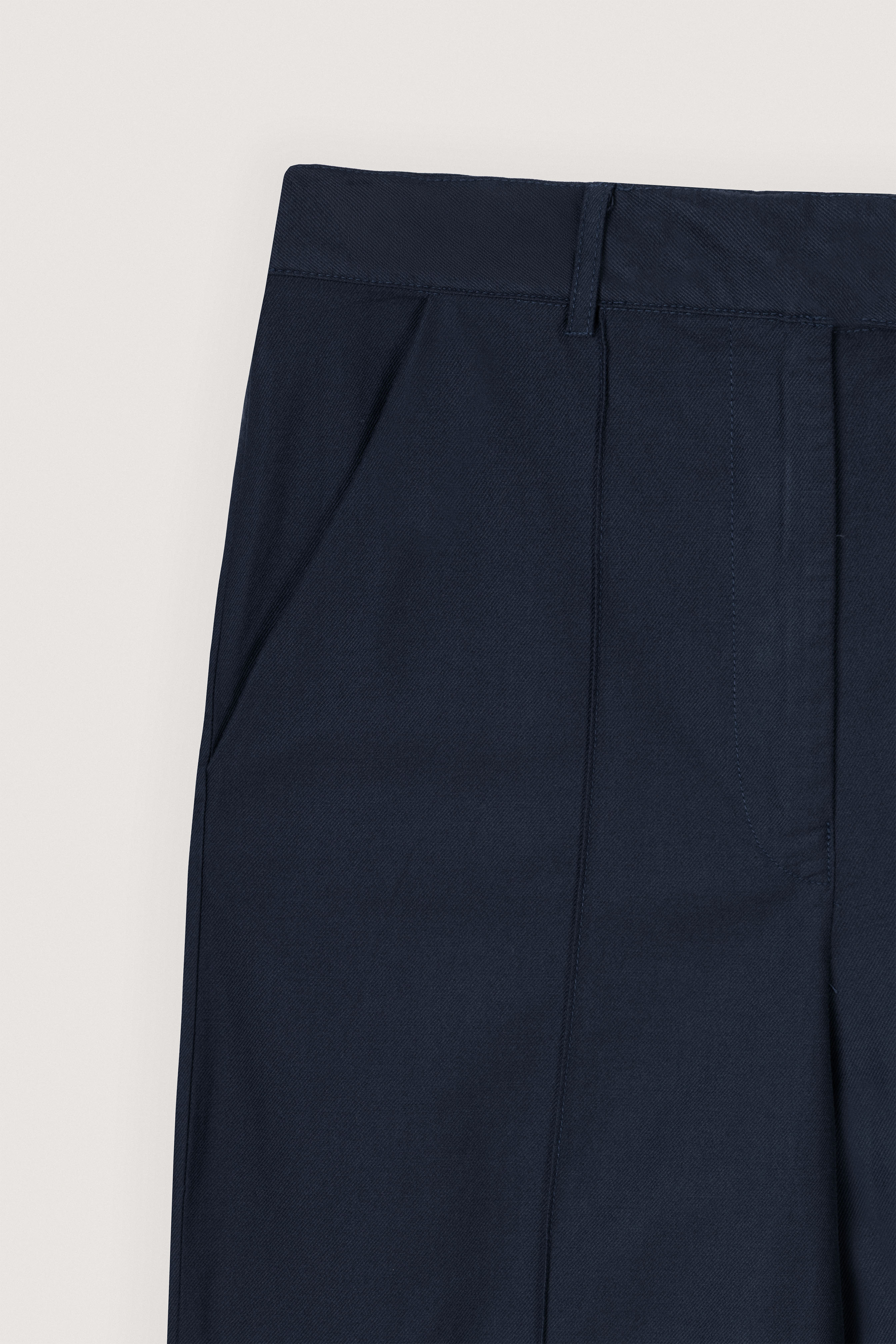 Navy Gabardine Cargo pants