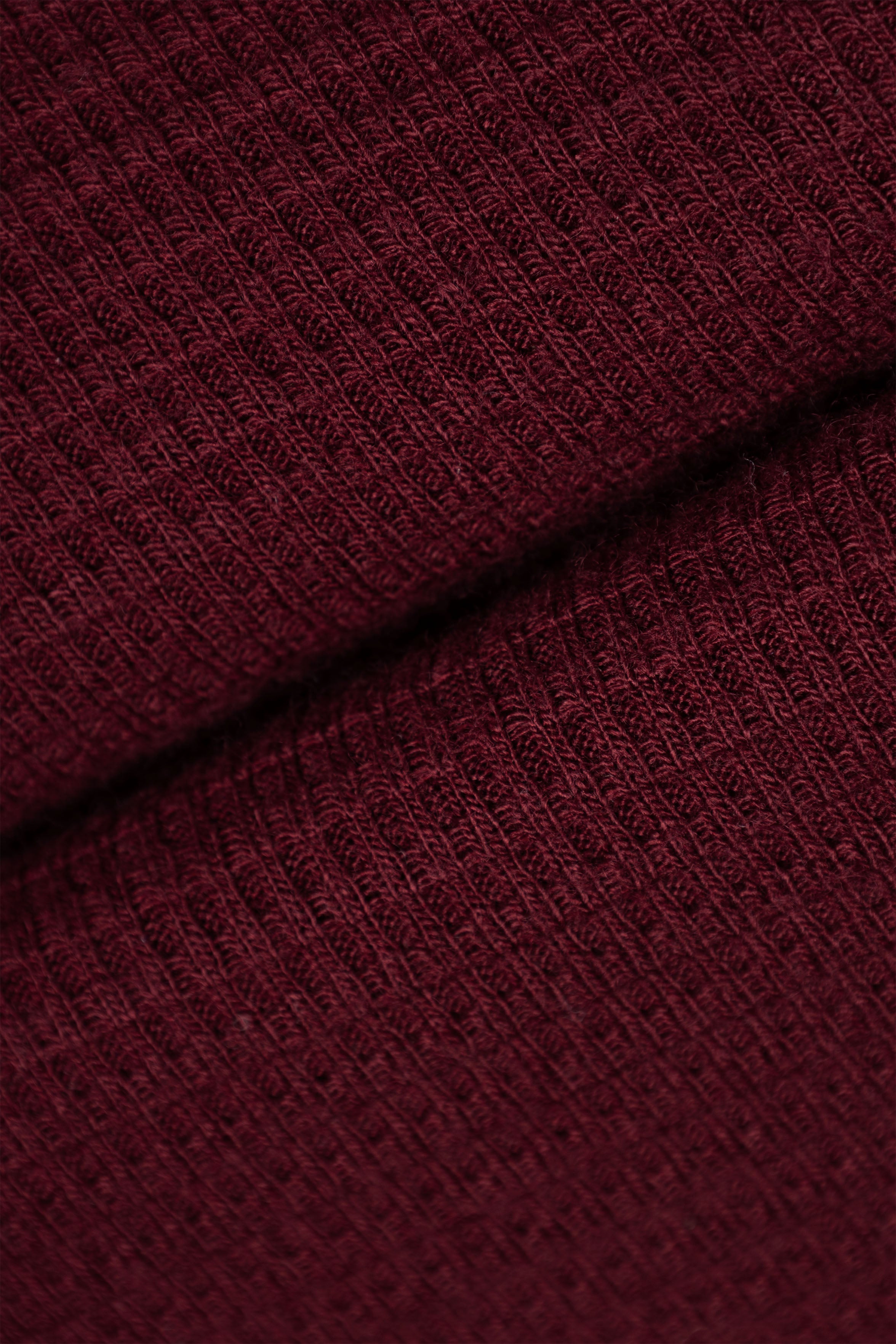 Dark Red Jacquard  Jersey Casual Pants