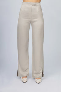 Women's Classic Gray Side Zip Pants