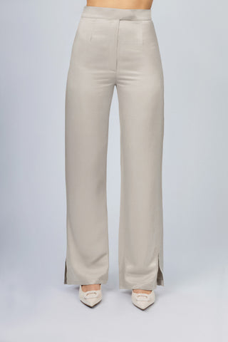 Women's Classic Gray Side Zip Pants