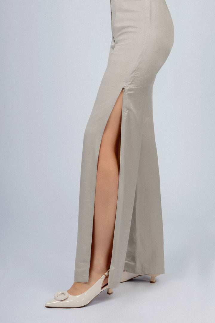 Women's Classic Gray Side Zip Pants