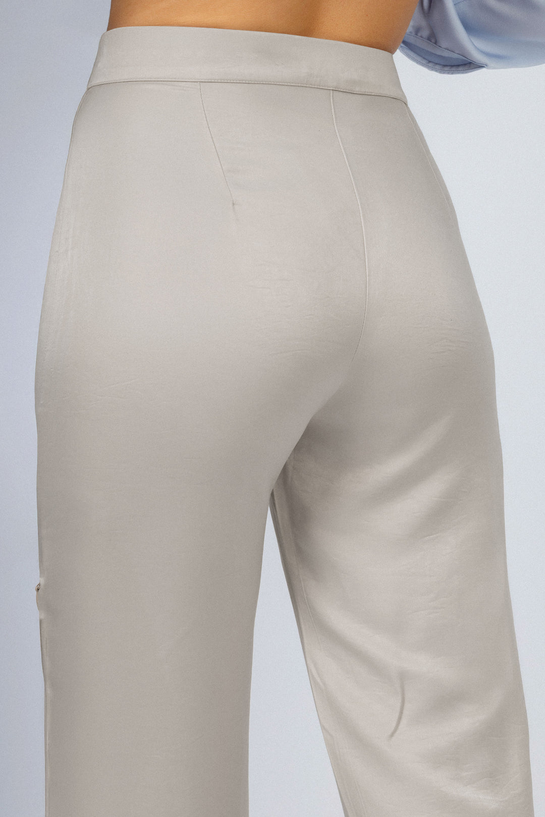 Women's Classic Gray Side Zip Pants