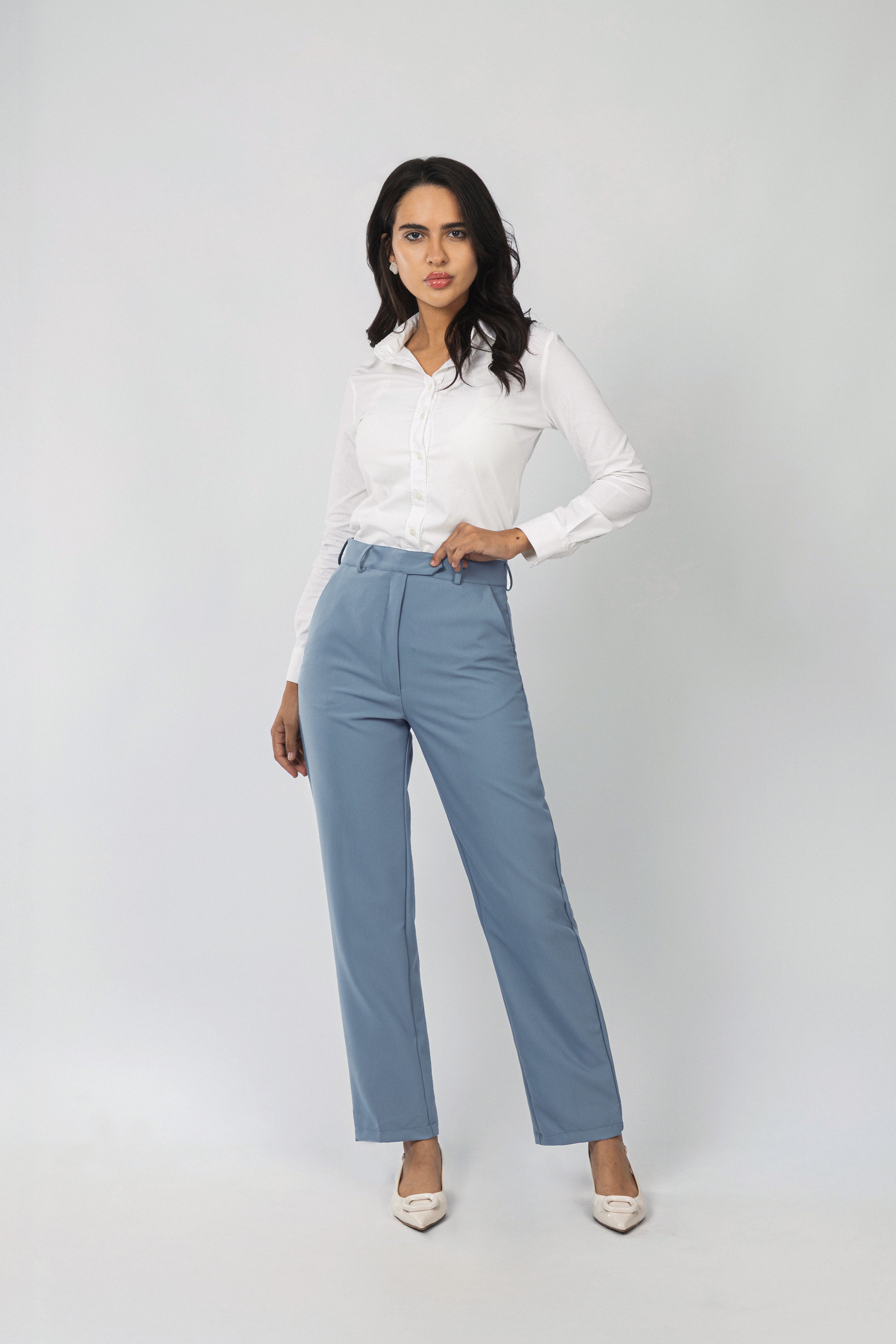 Steel Blue Classic Pants