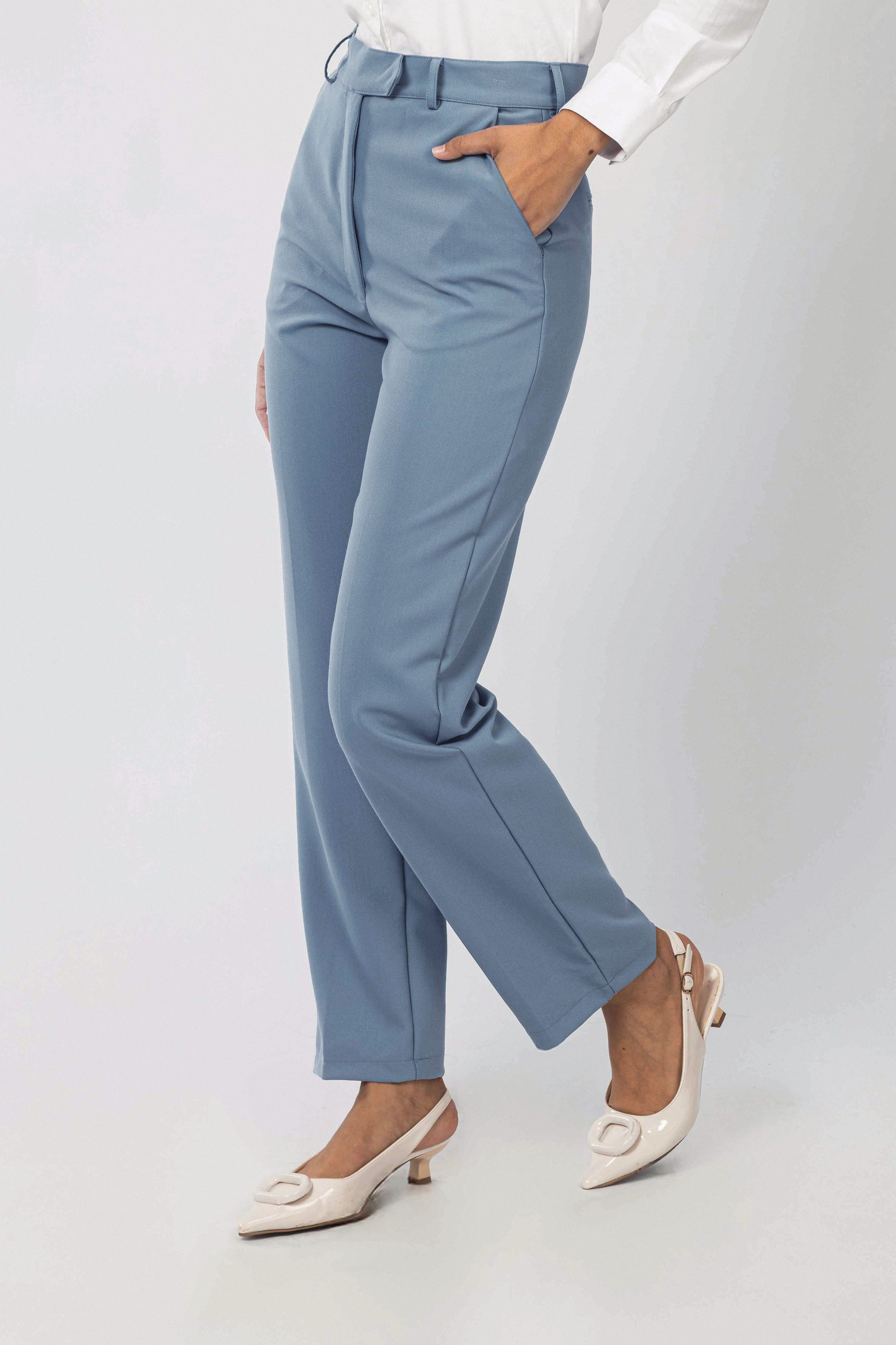 Steel Blue Classic Pants