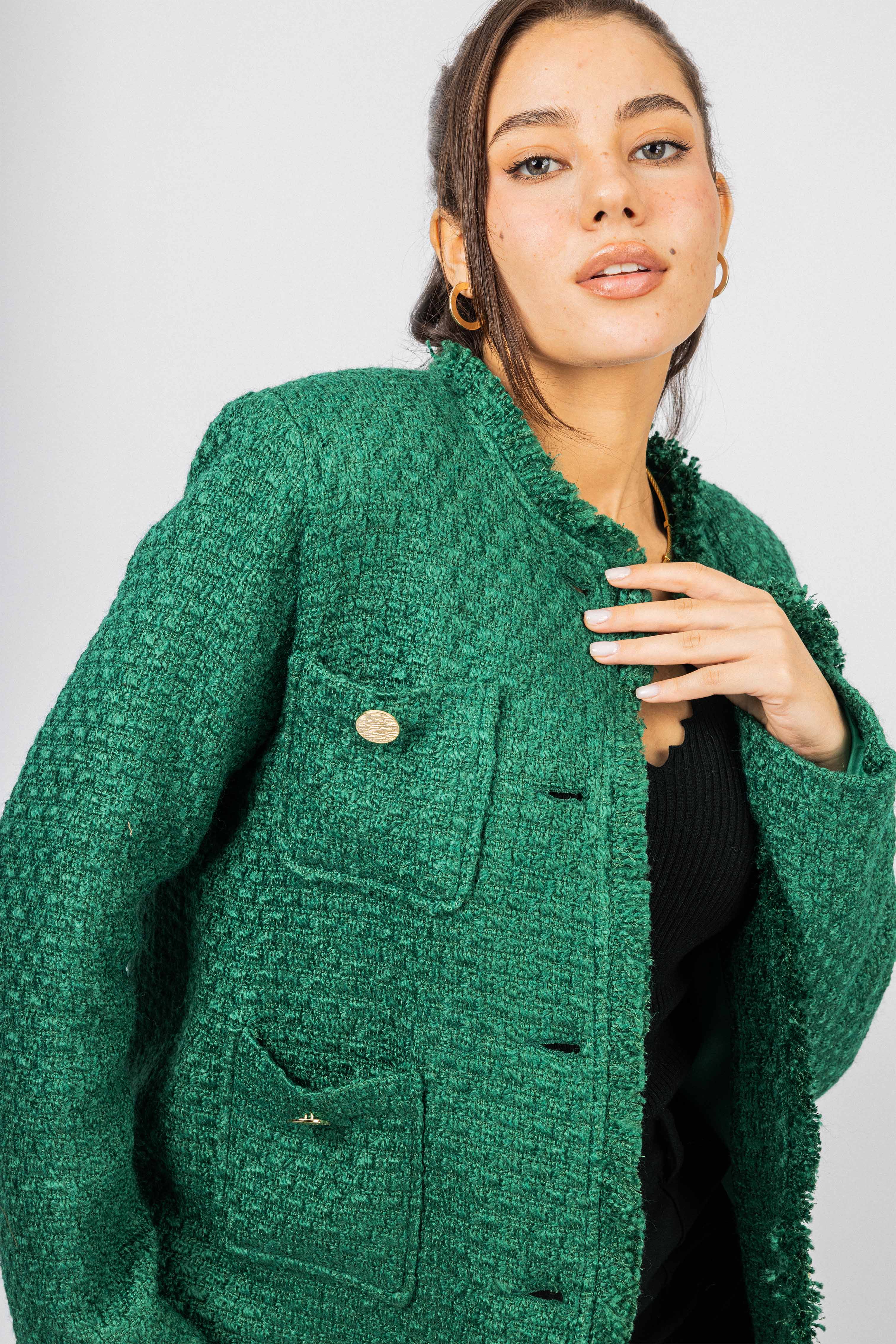 Green Tweed Jacket