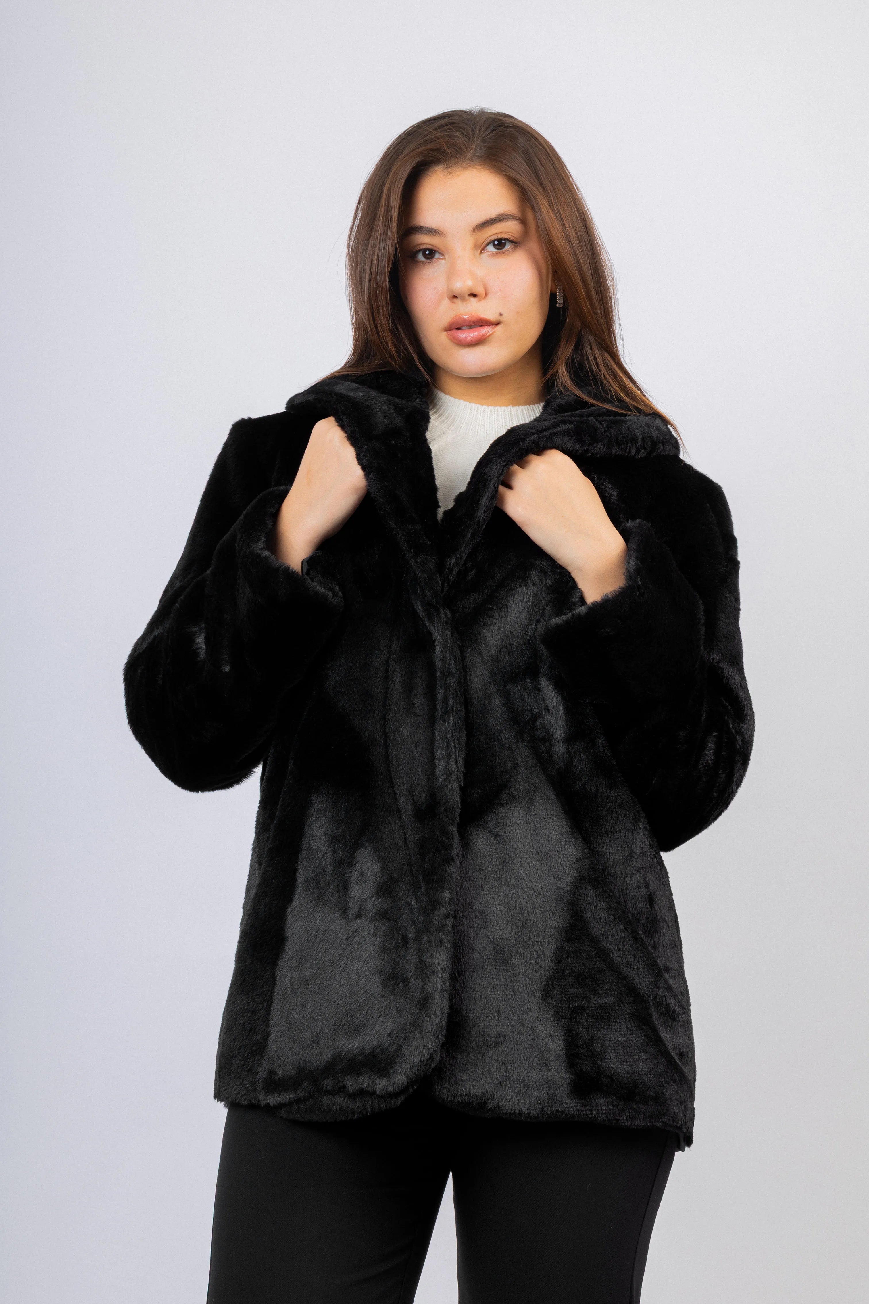 Black Fur Jacket