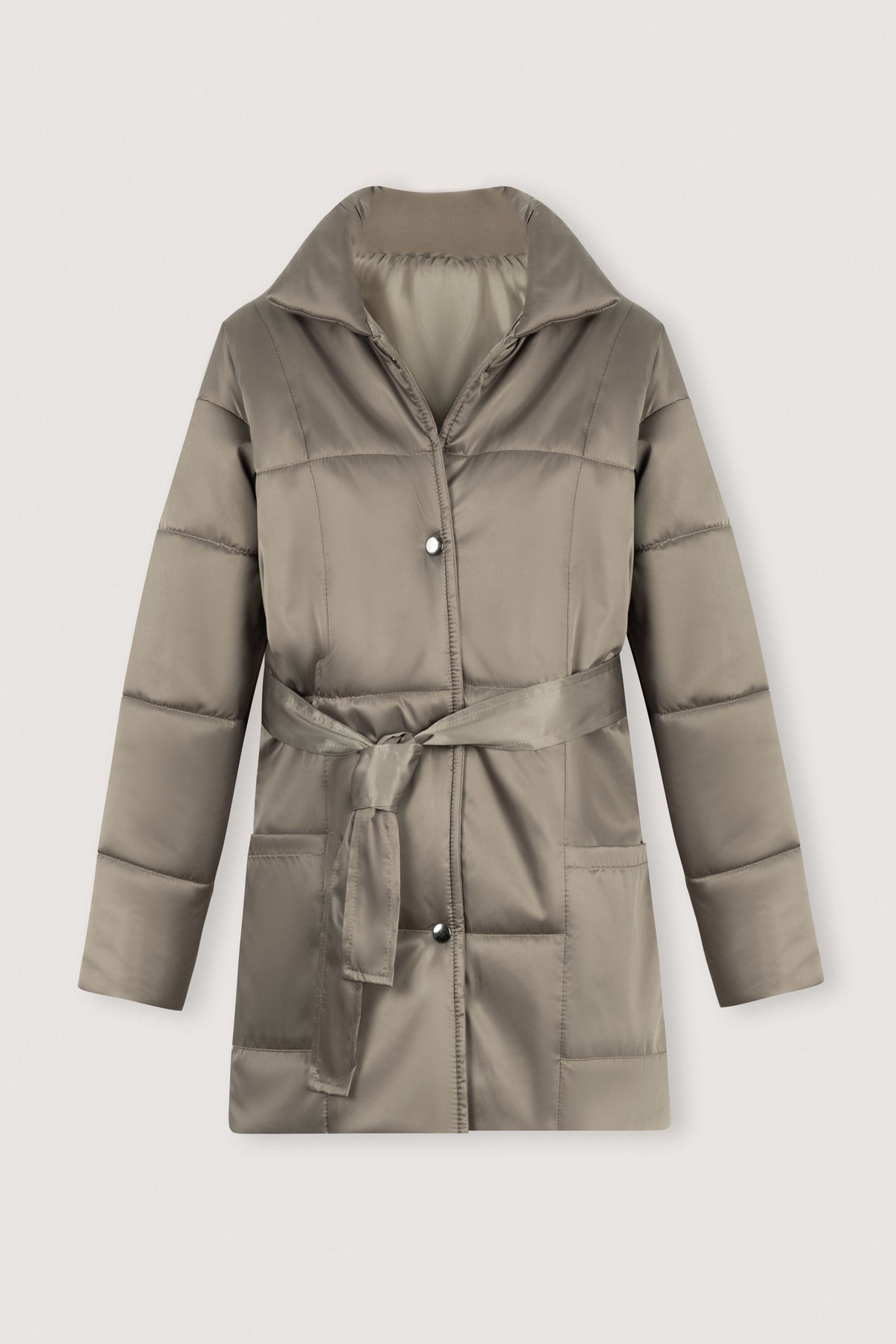 Light Beige Puffer Waterproof Jacket - De Backers - 6
