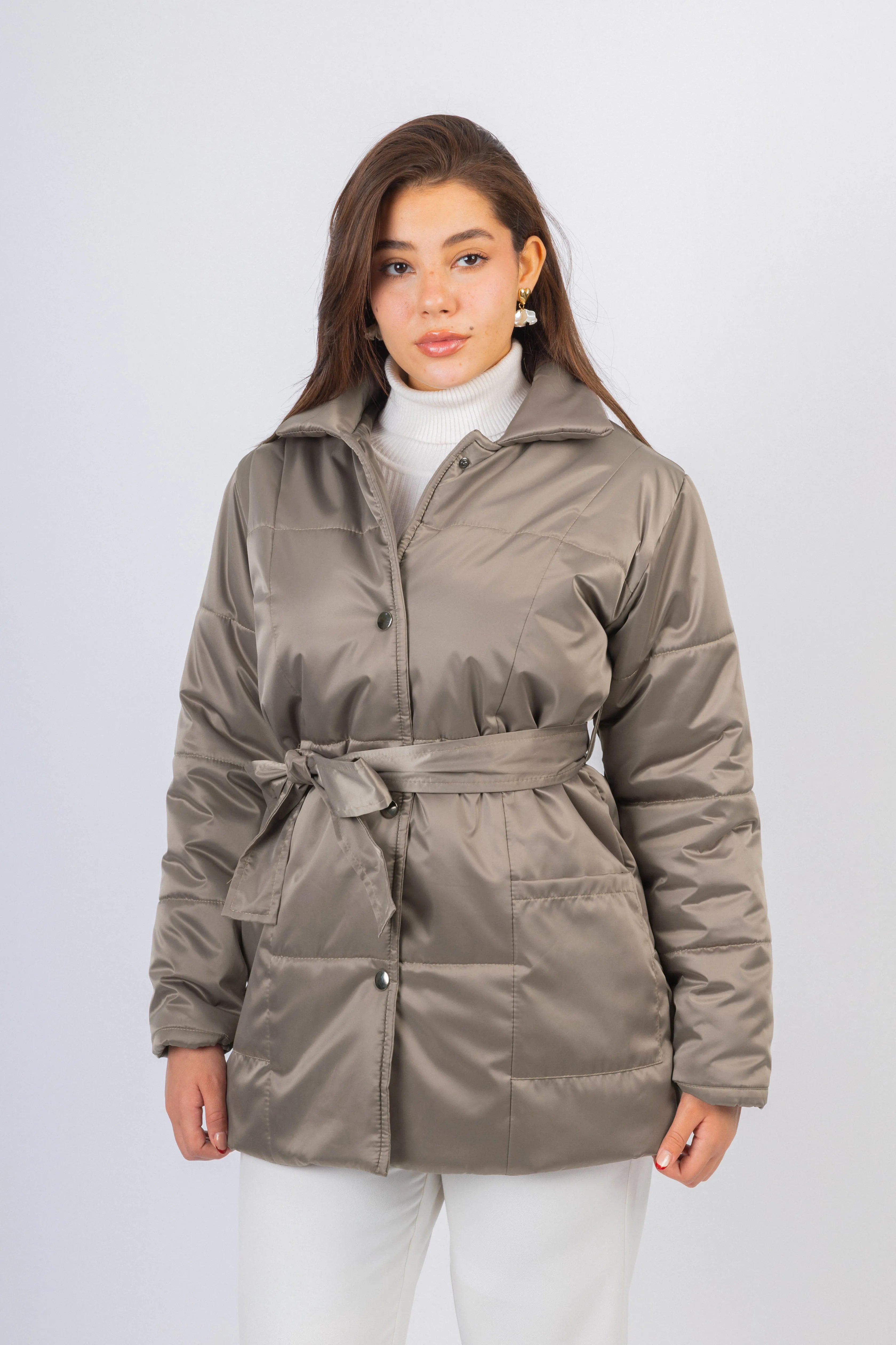 Light Beige Waterproof Jacket