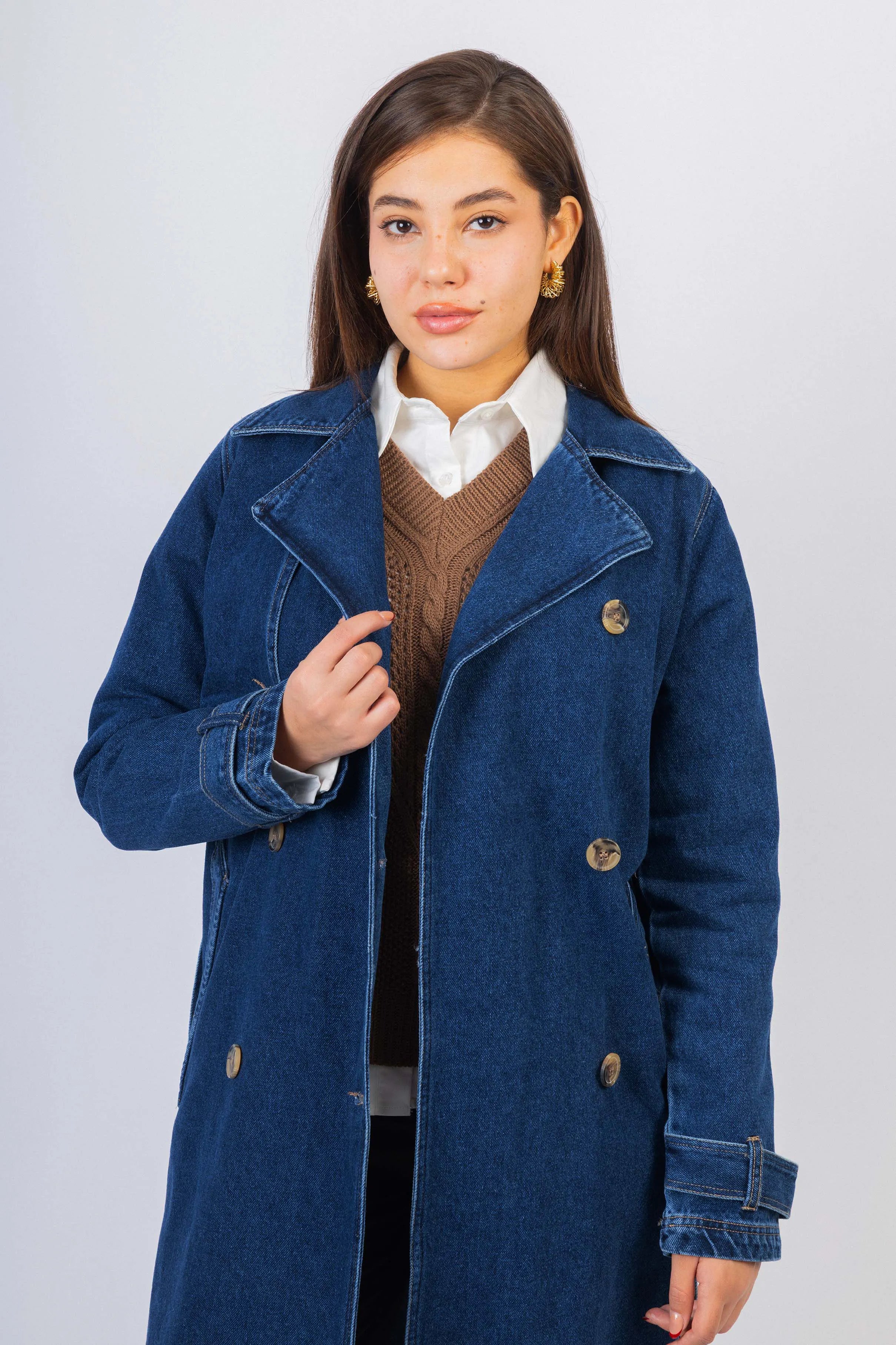 Blue Jeans Full length Coat