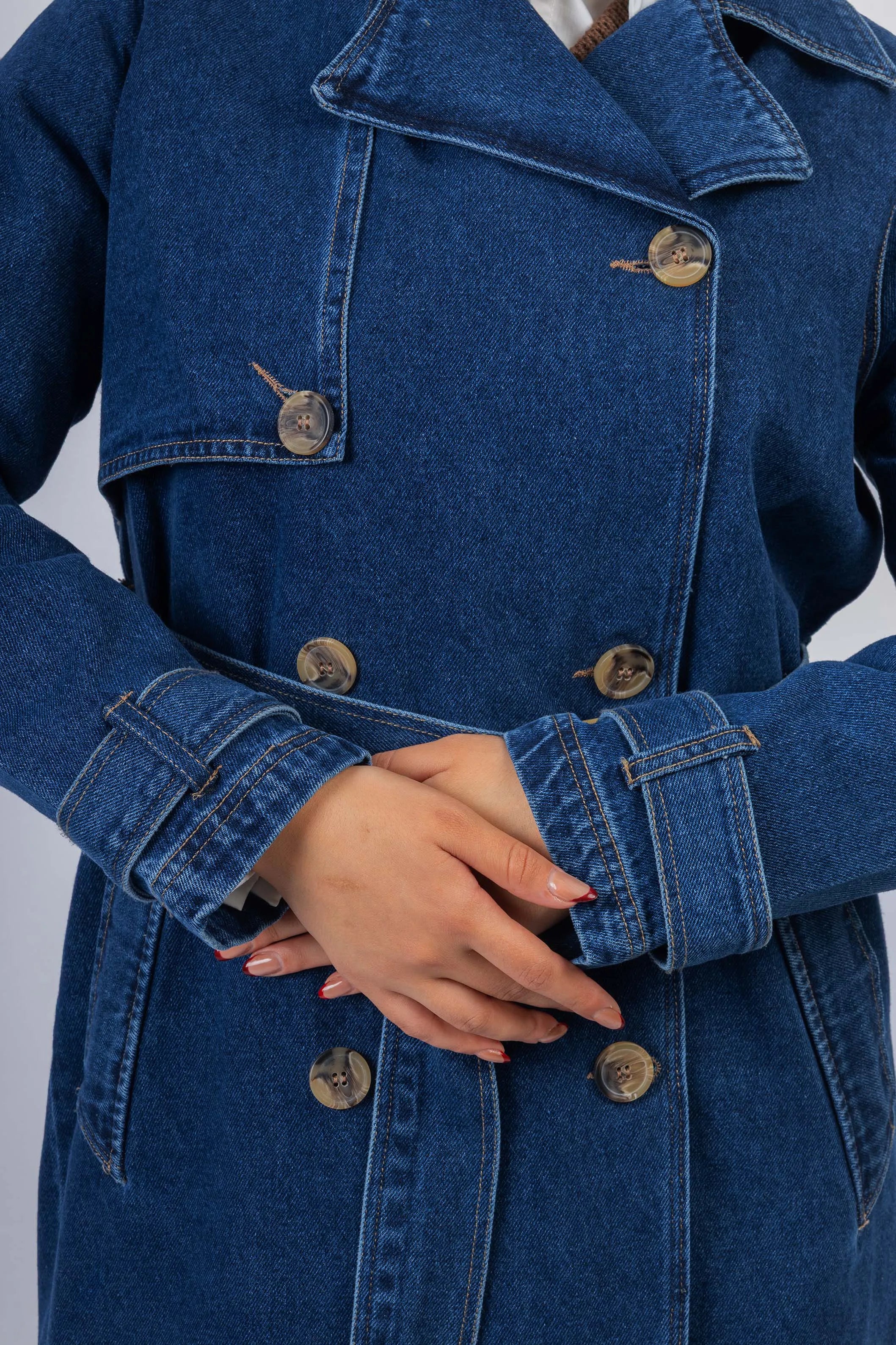 Blue Jeans Full length Coat