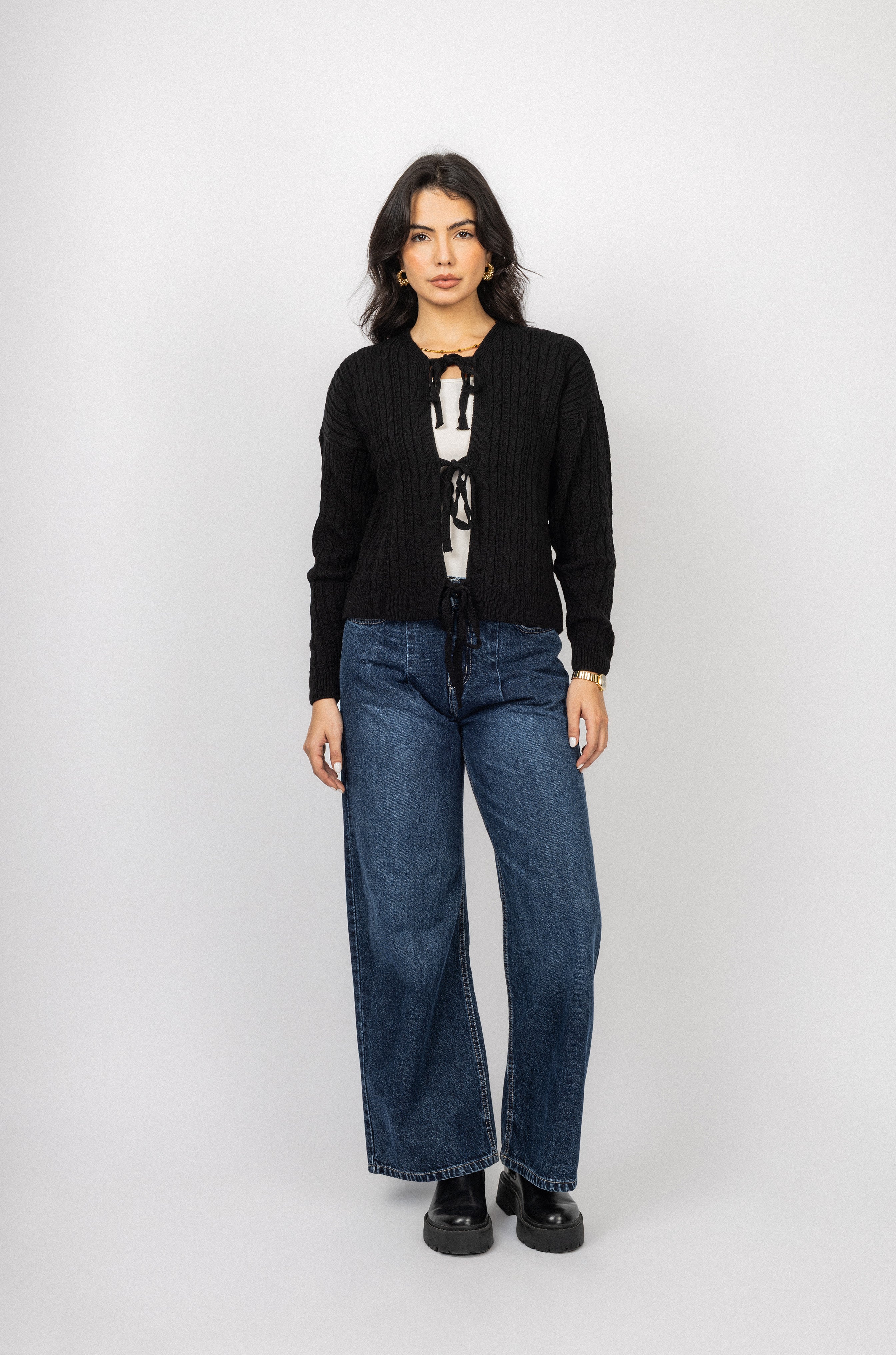 Black Knitted Jacket