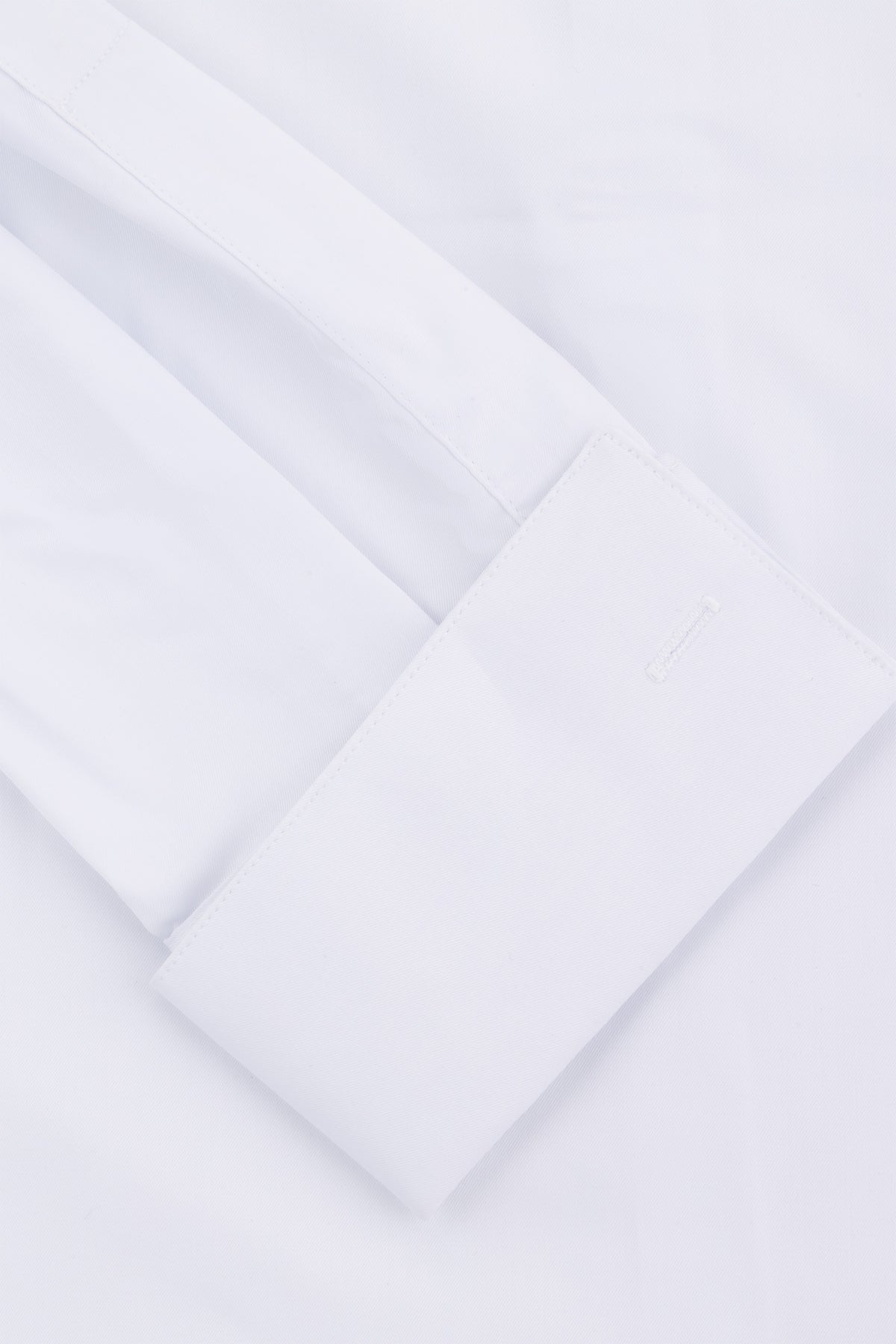 Men's Shirt Egypt - White Bamboo Slim Cuff Shirt - 3