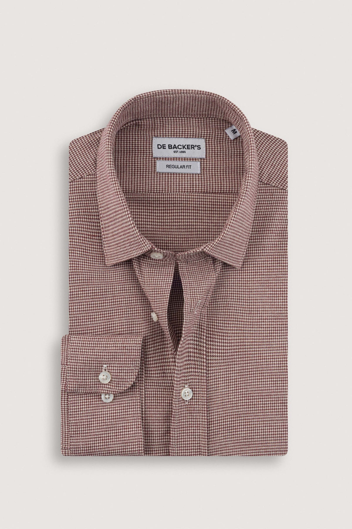 Burgundy City Shirt - De Backers - 1