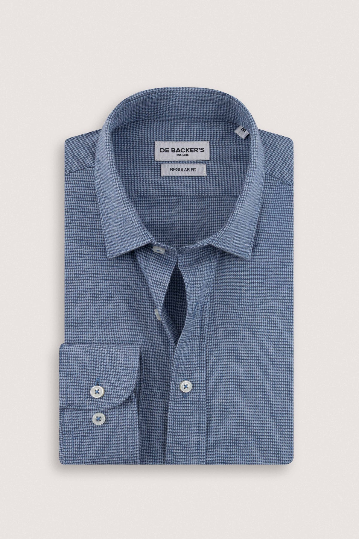 Petrol Blue City Shirt - De Backers - 1