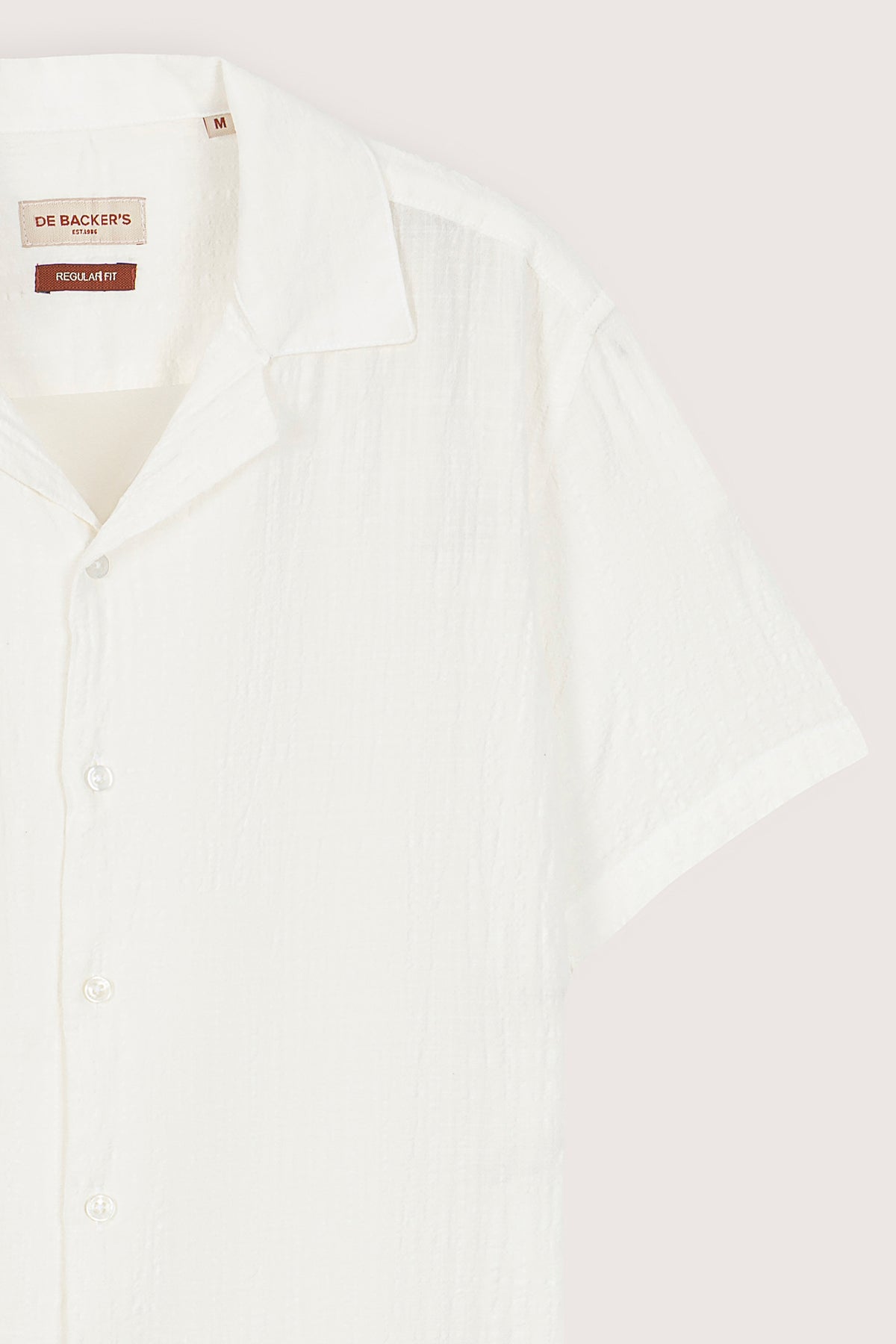 Men's Shirt Egypt - White Casual Half Sleeve Shirt - 3