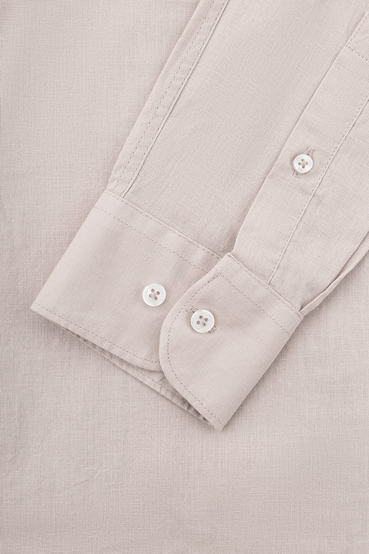 Beige Casual Shirt - De Backers - 3
