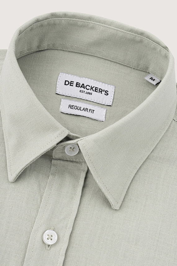 Light Olive Casual Shirt - De Backers - 2