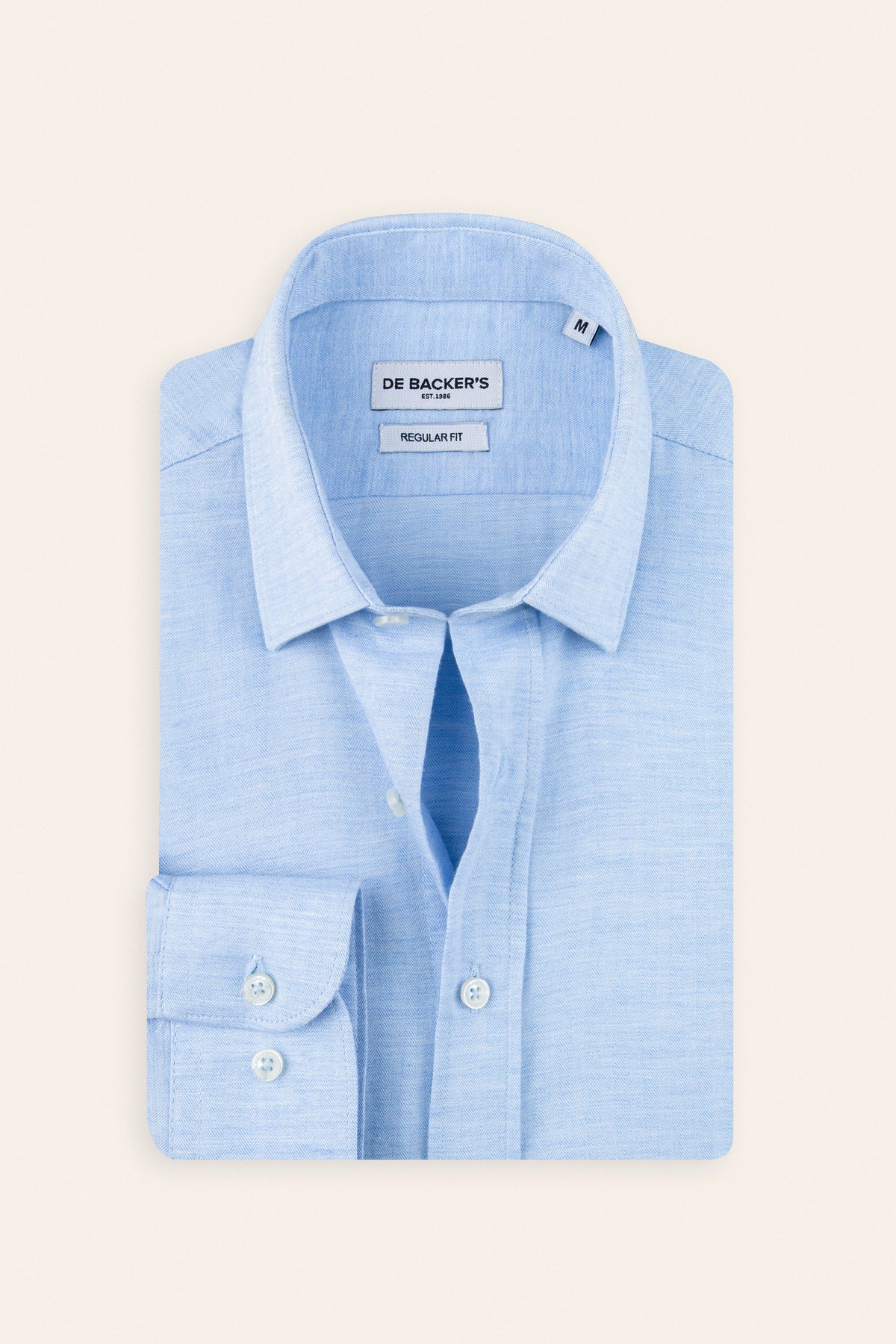 Light Blue Casual Shirt - De Backers - 1
