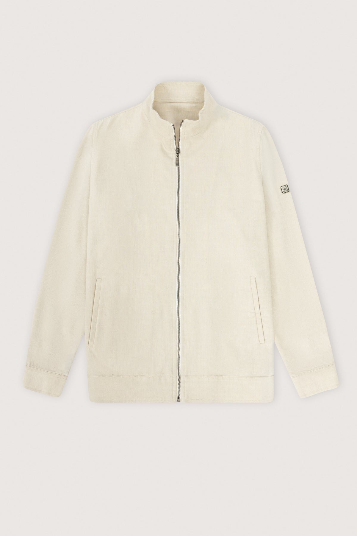 Beige Casual Linen Overshirt - De Backers - 1