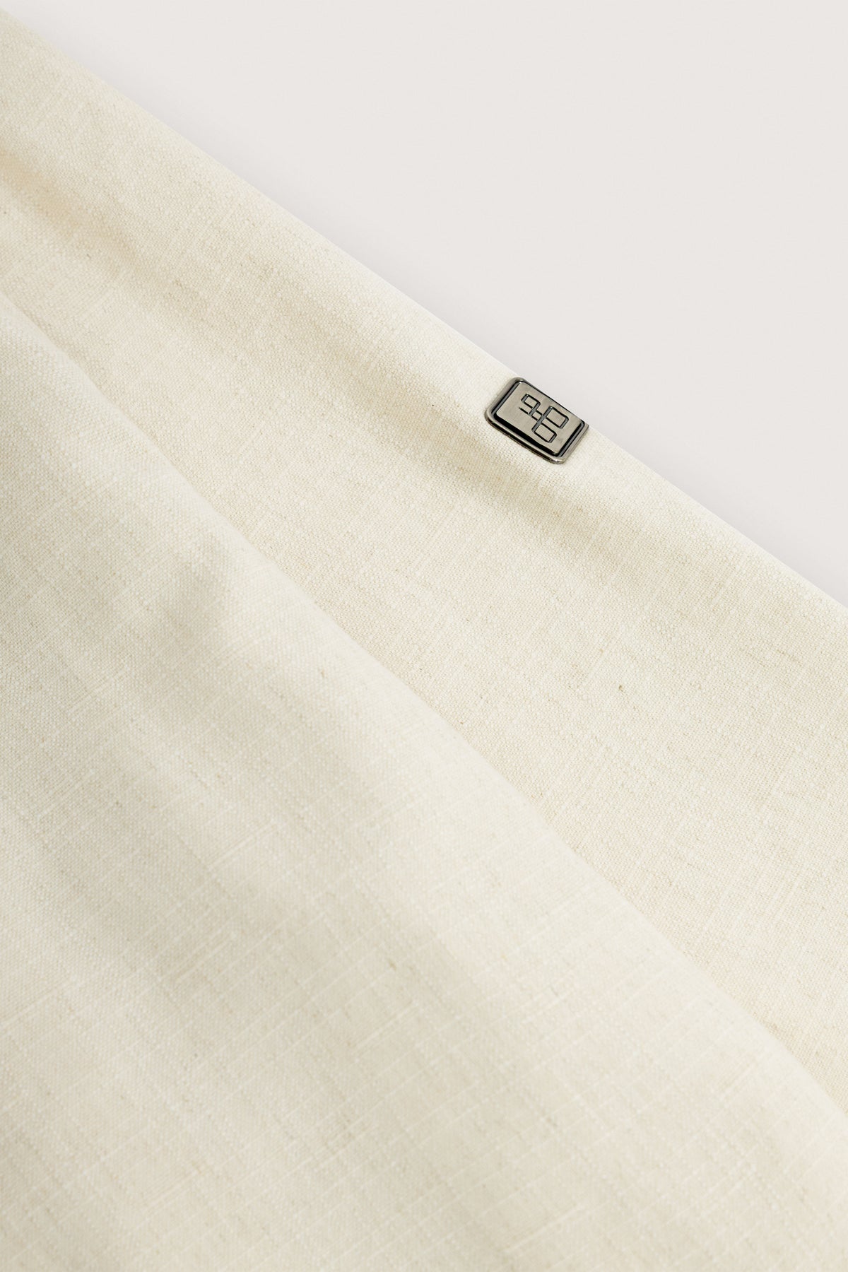 Beige Casual Linen Overshirt - De Backers - 4
