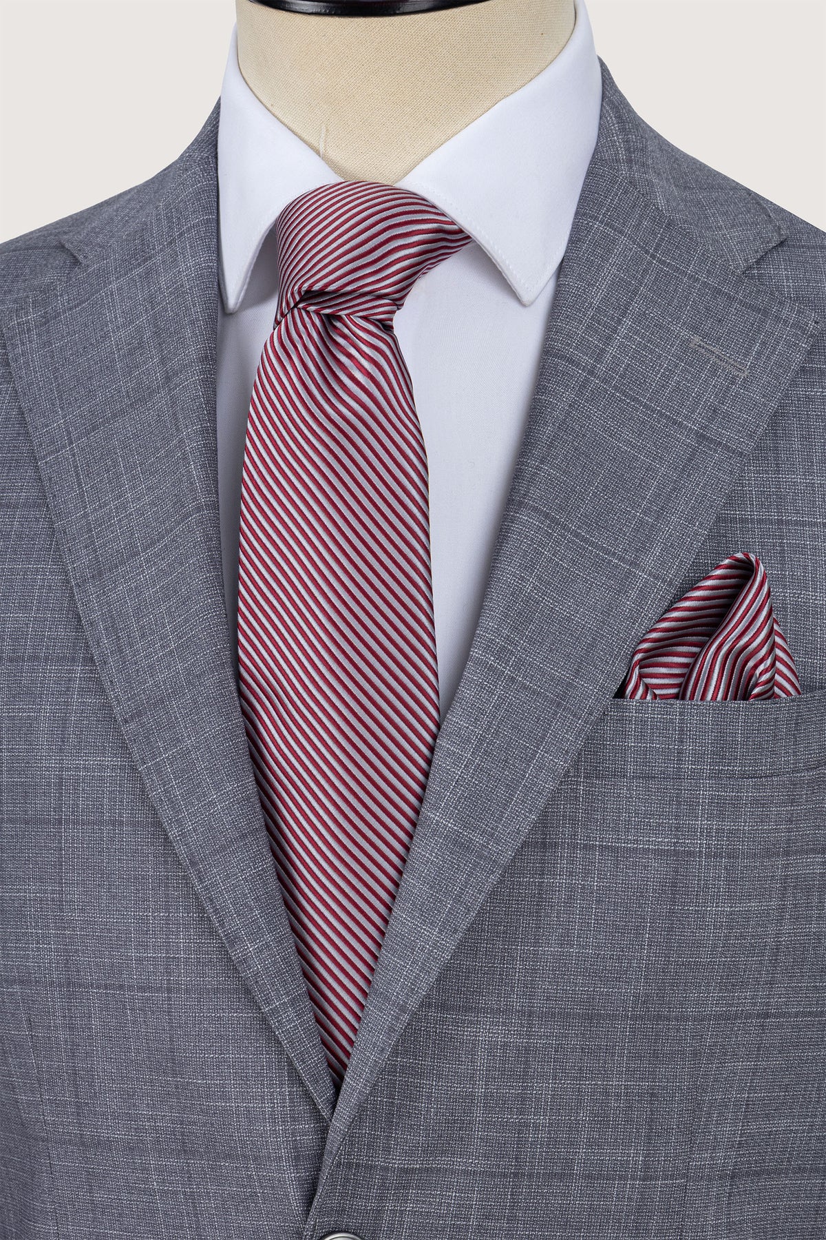 Grey Classic City Suit - De Backers - 1