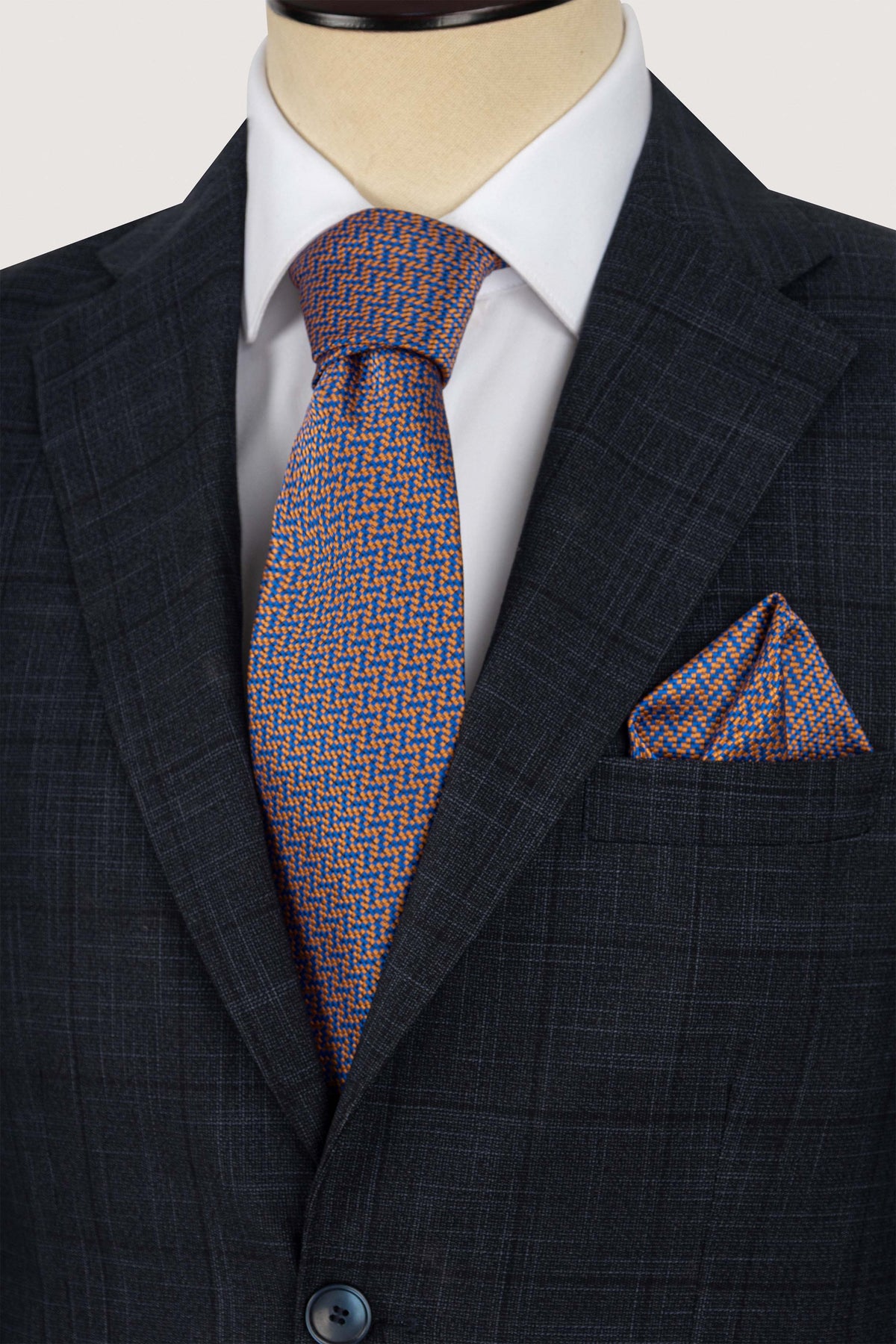 Men's Suit Egypt - Charcoal Check Classic City Suit - 2