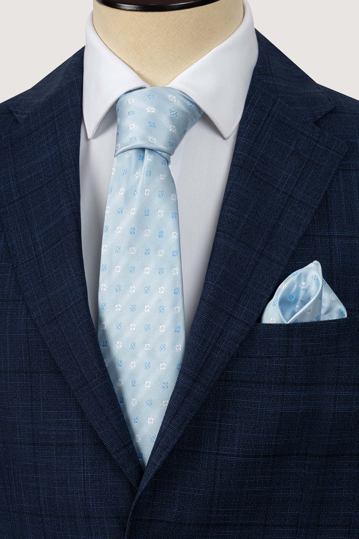 Men's Suit Egypt - Navy Check Classic City Suit - 2
