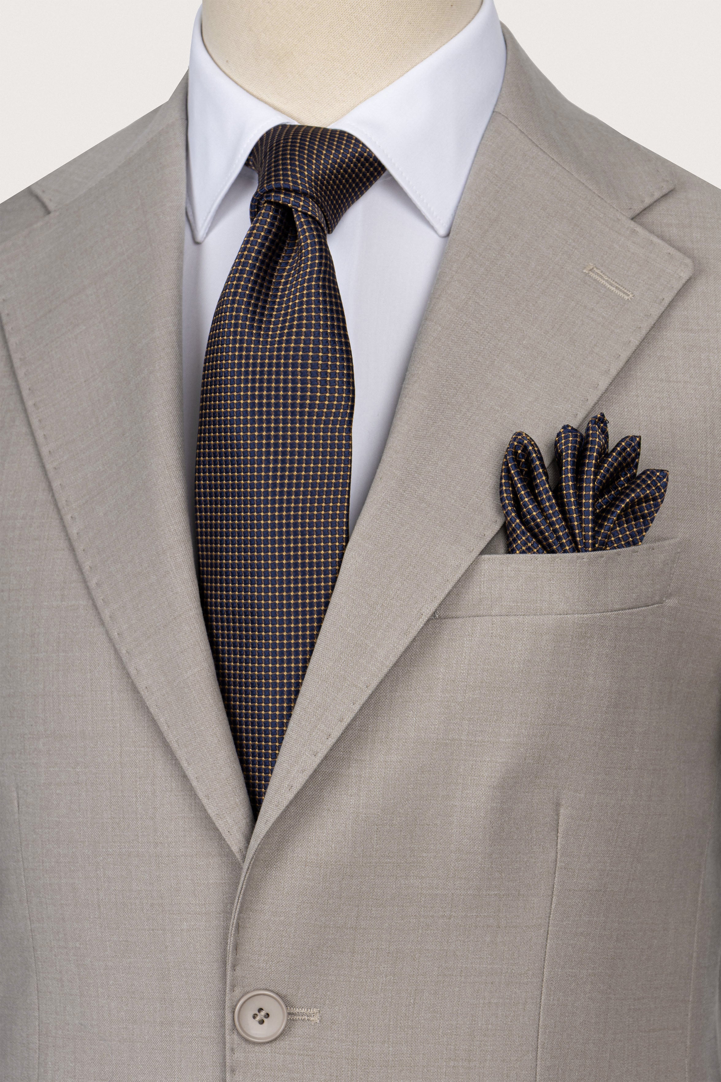 Greige Casual Suit - De Backers - 2